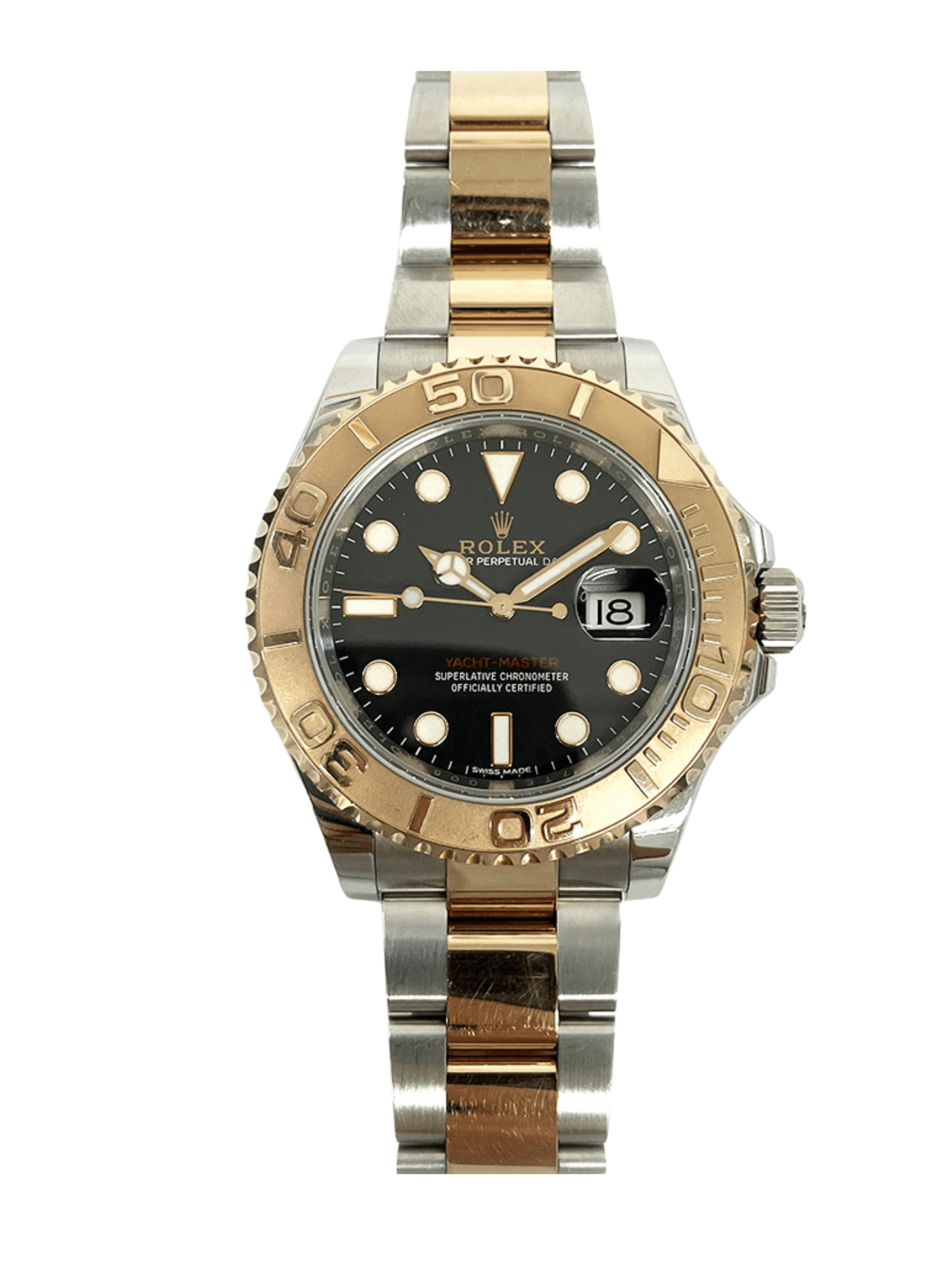 Rolex Yacht-Master Two Tone Rose Gold Stainless 116621