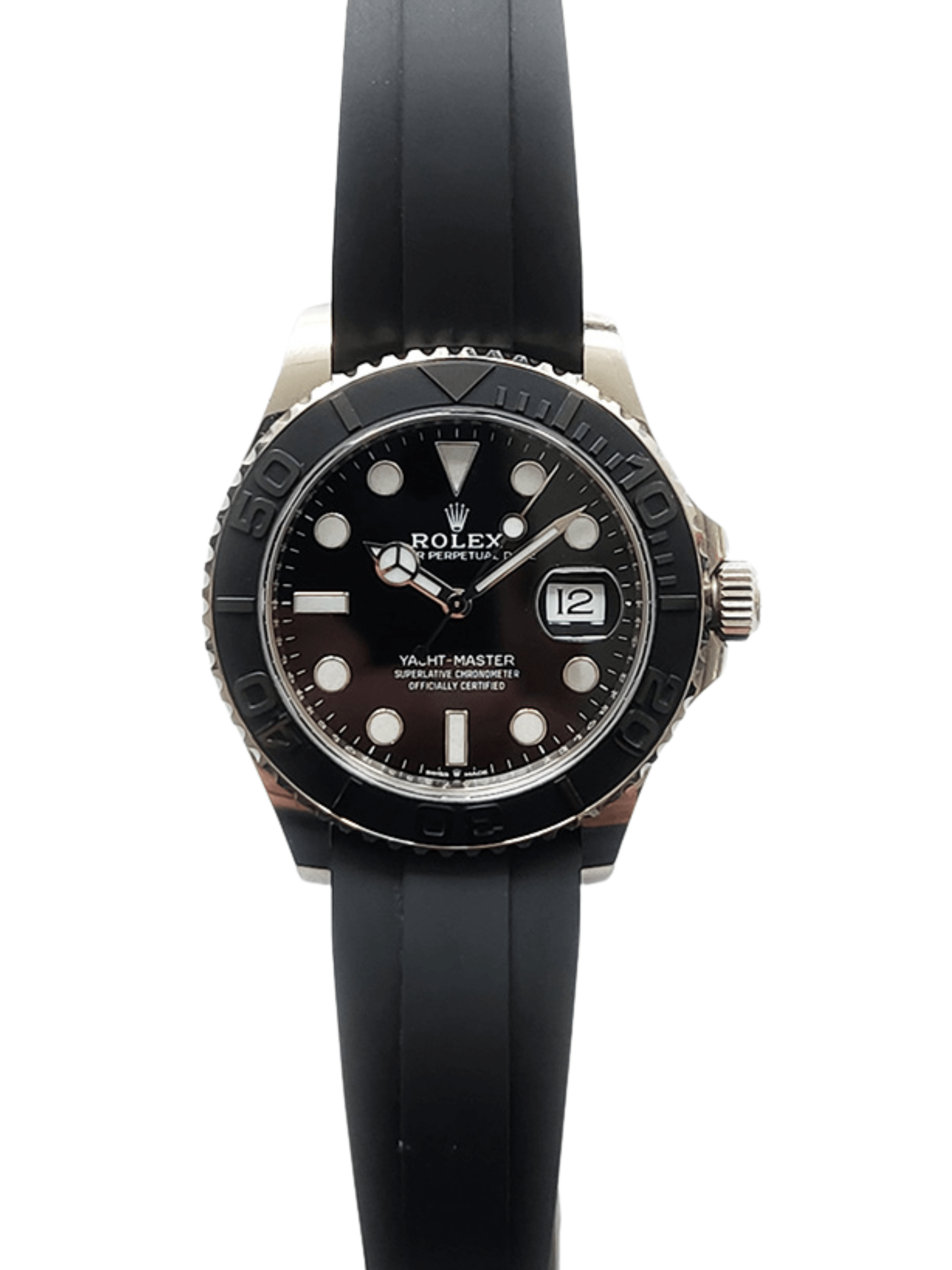Rolex Yacht-Master 42 White Gold Black Dial 226659 Bracelet
