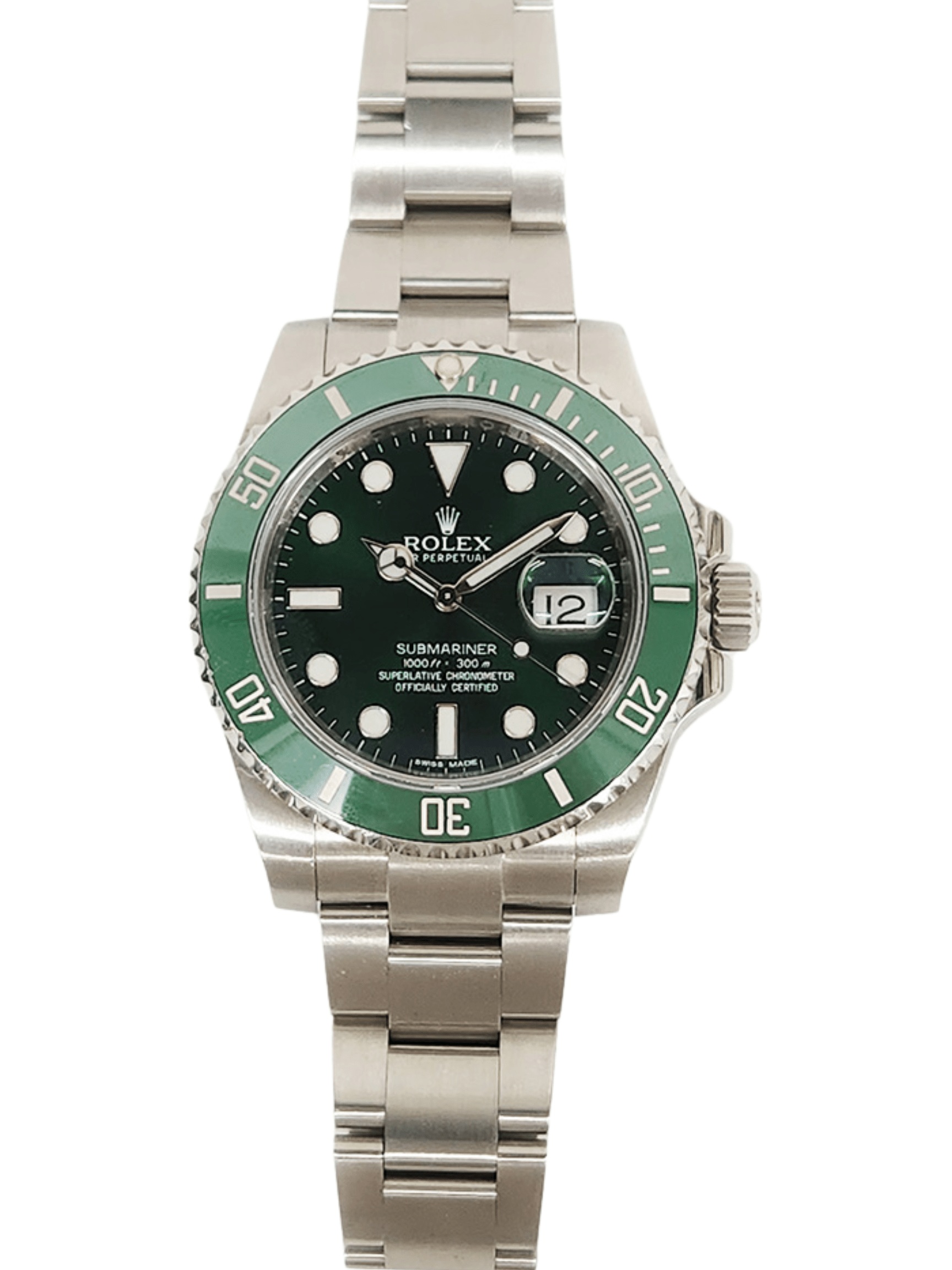 Rolex Submariner Date “Hulk” Green Dial 116610LV Bracelet