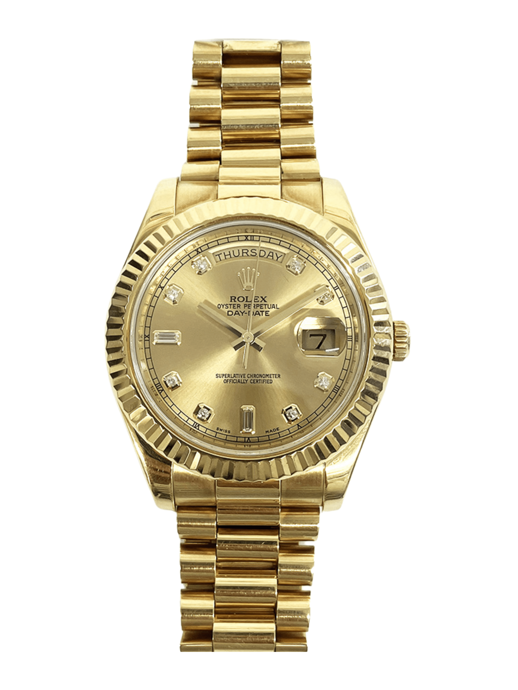 Rolex Day-Date President 40 Yellow Gold 218238A Bracelet