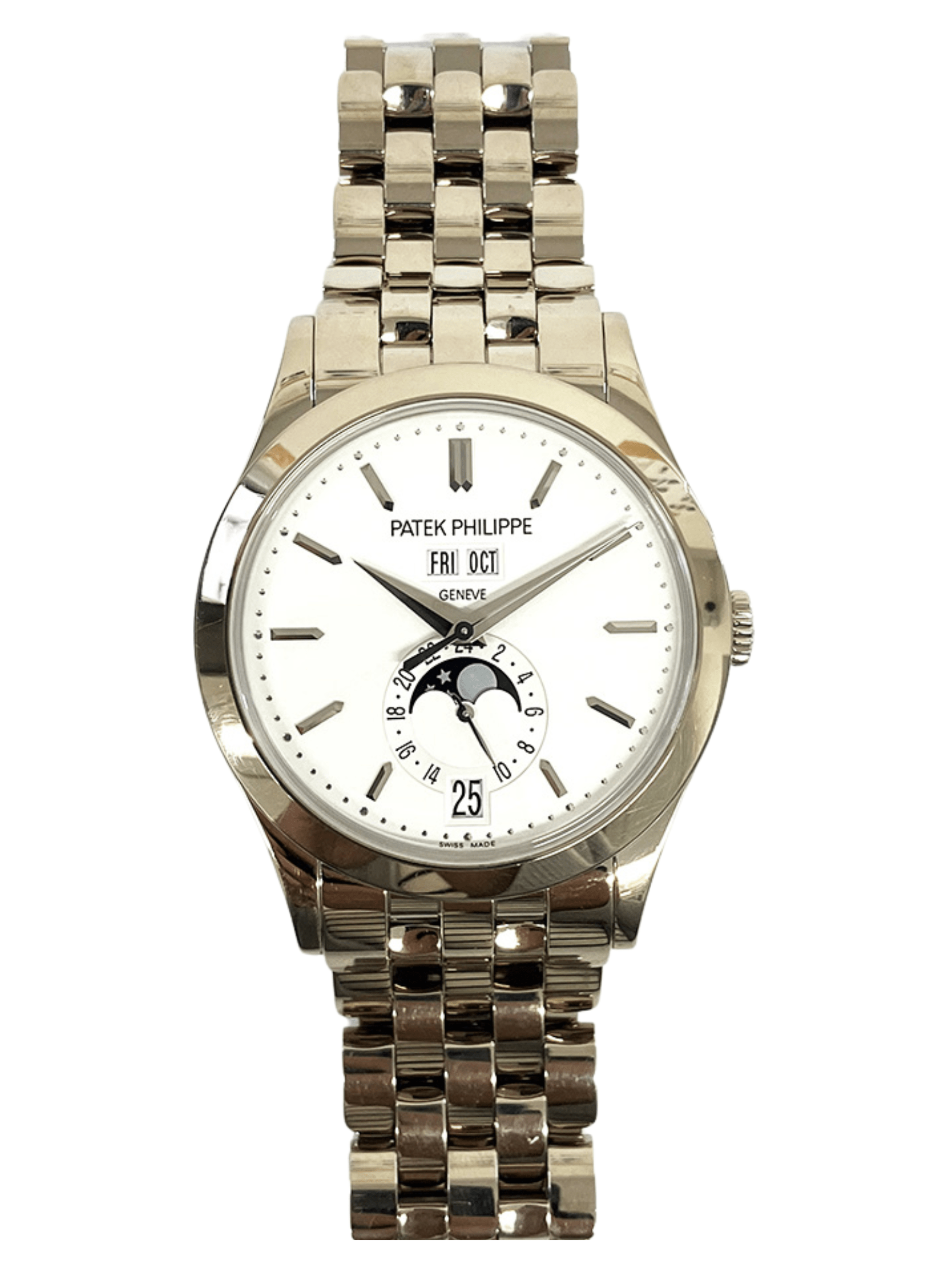 Patek Philippe Annual Calendar Silver Dial 5396/1G-010 Bracelet