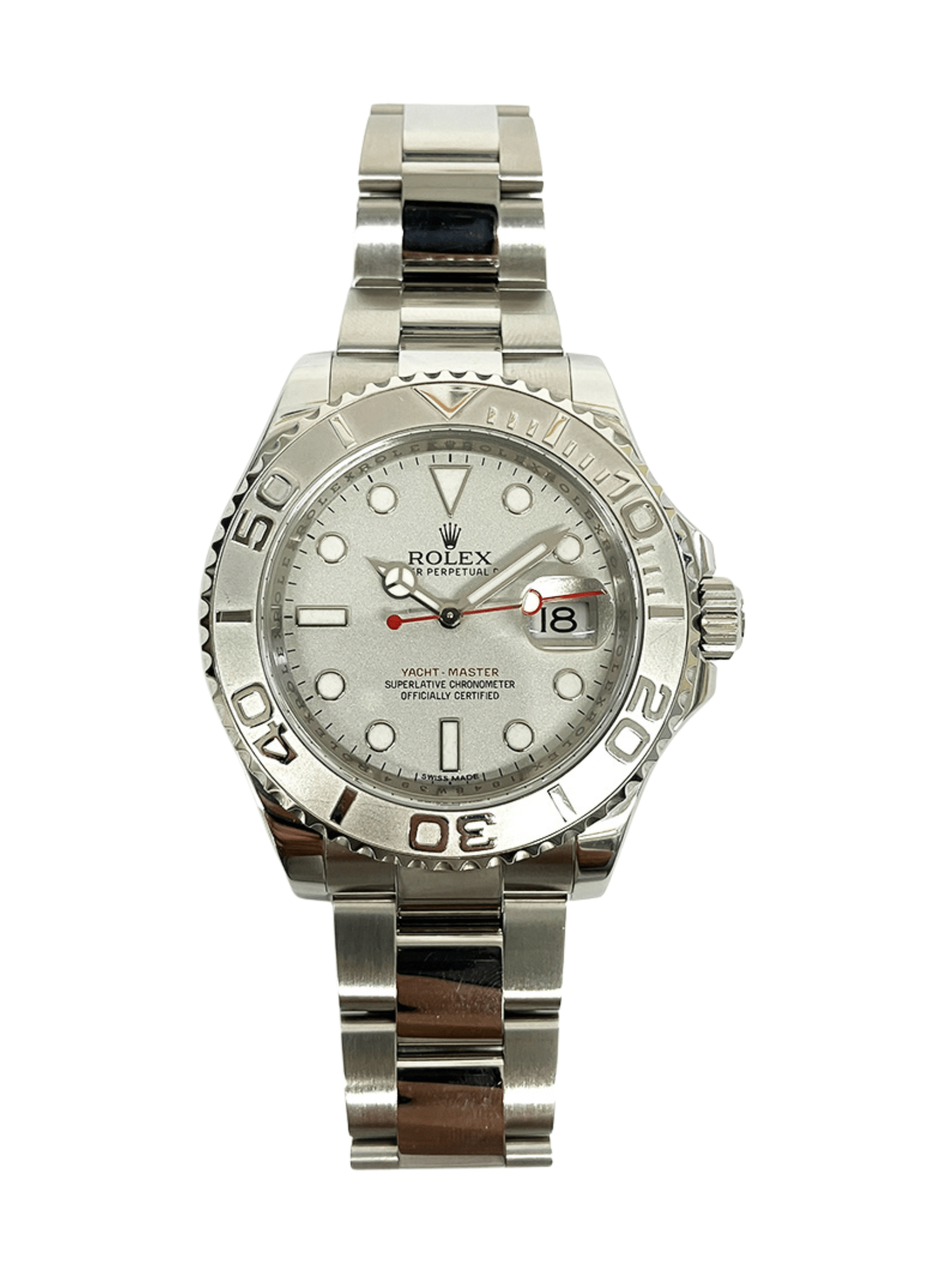 Rolex Yacht-Master 40 Platinum Dial 116622 Bracelet