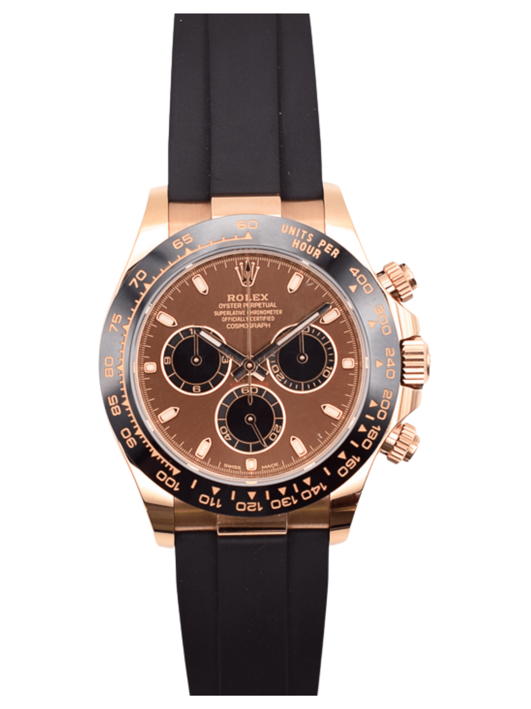 Rolex Daytona Rose Gold Chocolate Dial 116515LN Bracelet