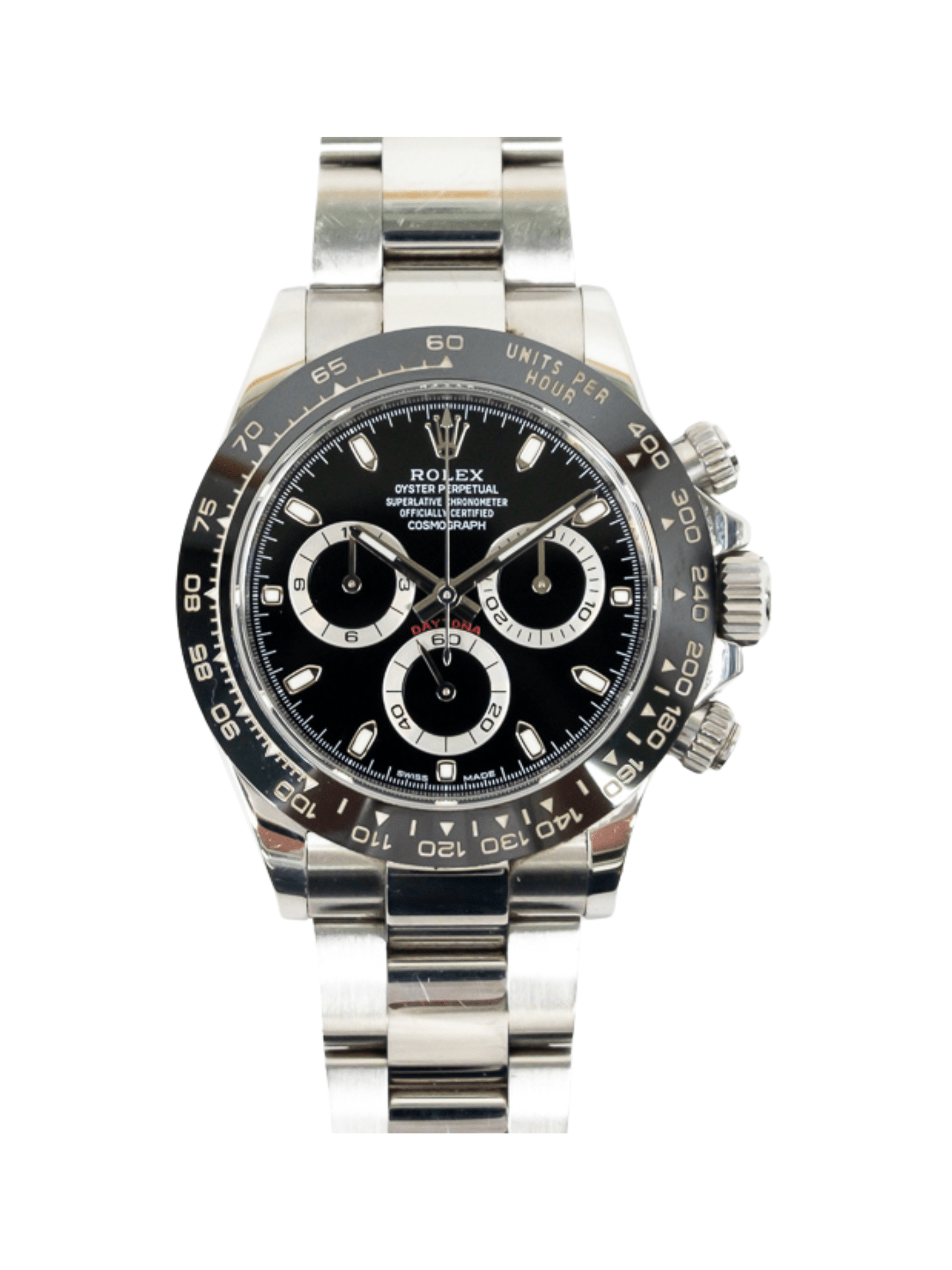 Rolex Daytona Stainless Steel Black Dial 116500LN Bracelet