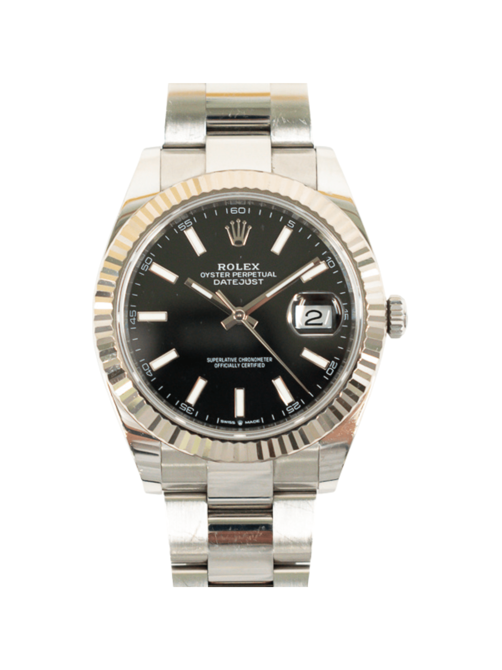 Rolex Datejust 41 Stainless Steel Black Dial 126334 Bracelet
