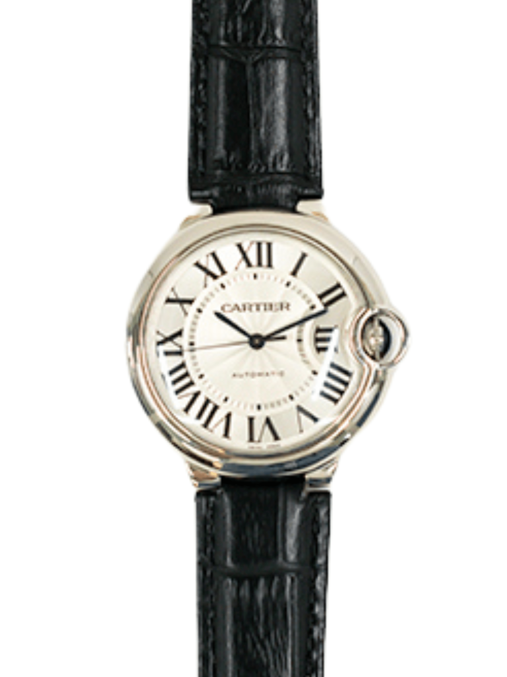 Cartier Ballon Bleu 36mm Steel Silver Roman Dial W69017Z4 Bracelet