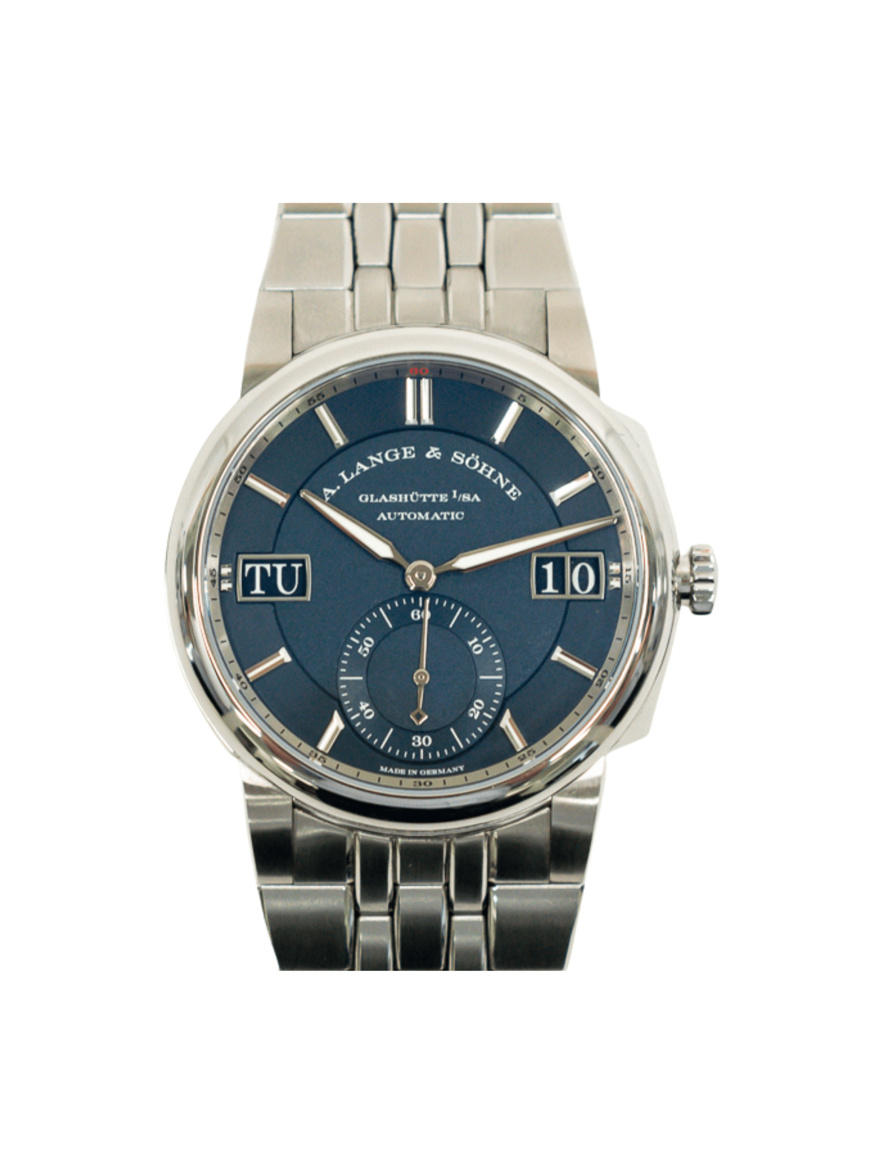 A. Lange & Söhne Odysseus Stainless Steel Blue Dial 363.179 Bracelet