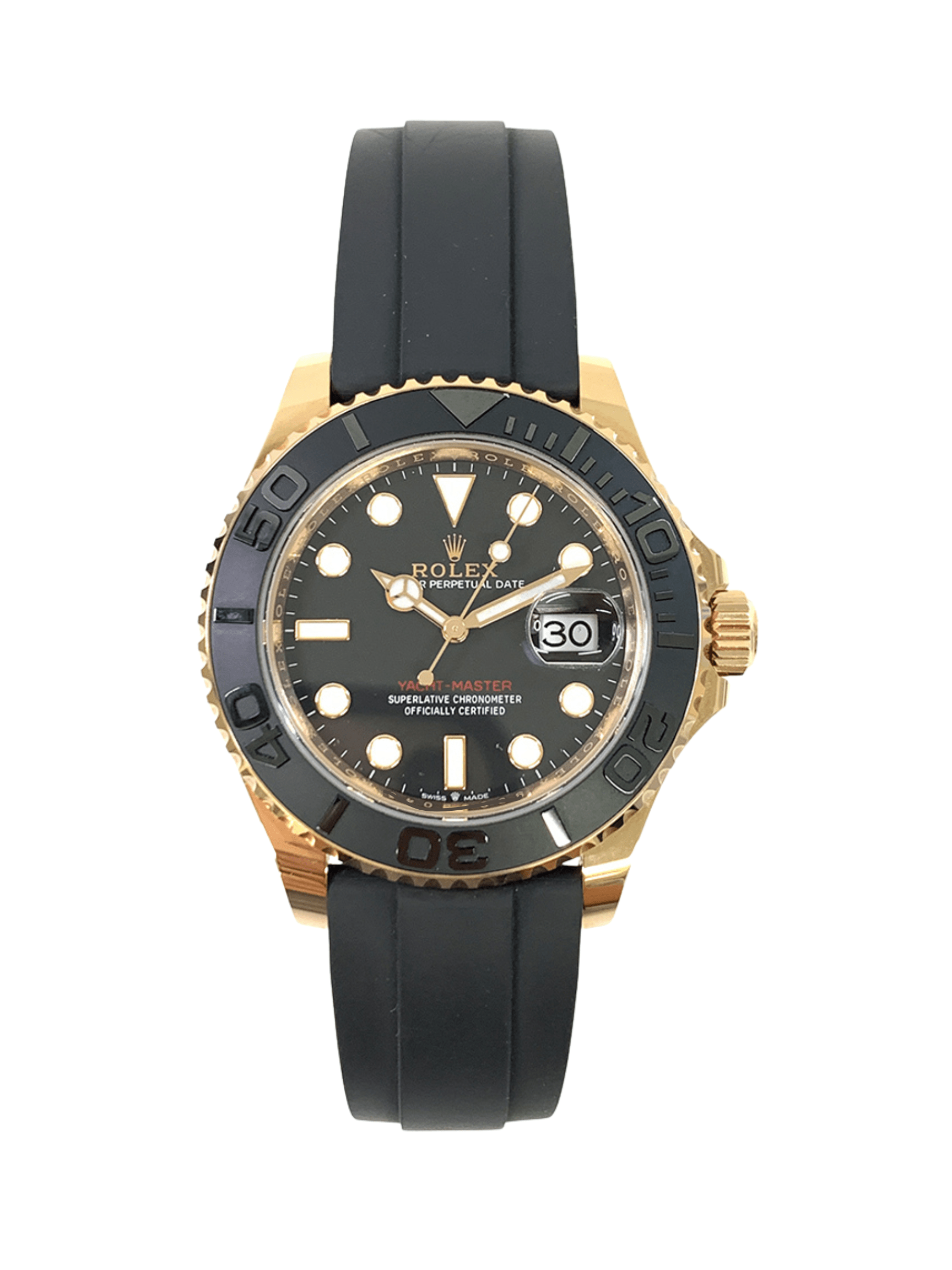 Rolex Yacht-Master Rose Gold Black Dial 126655