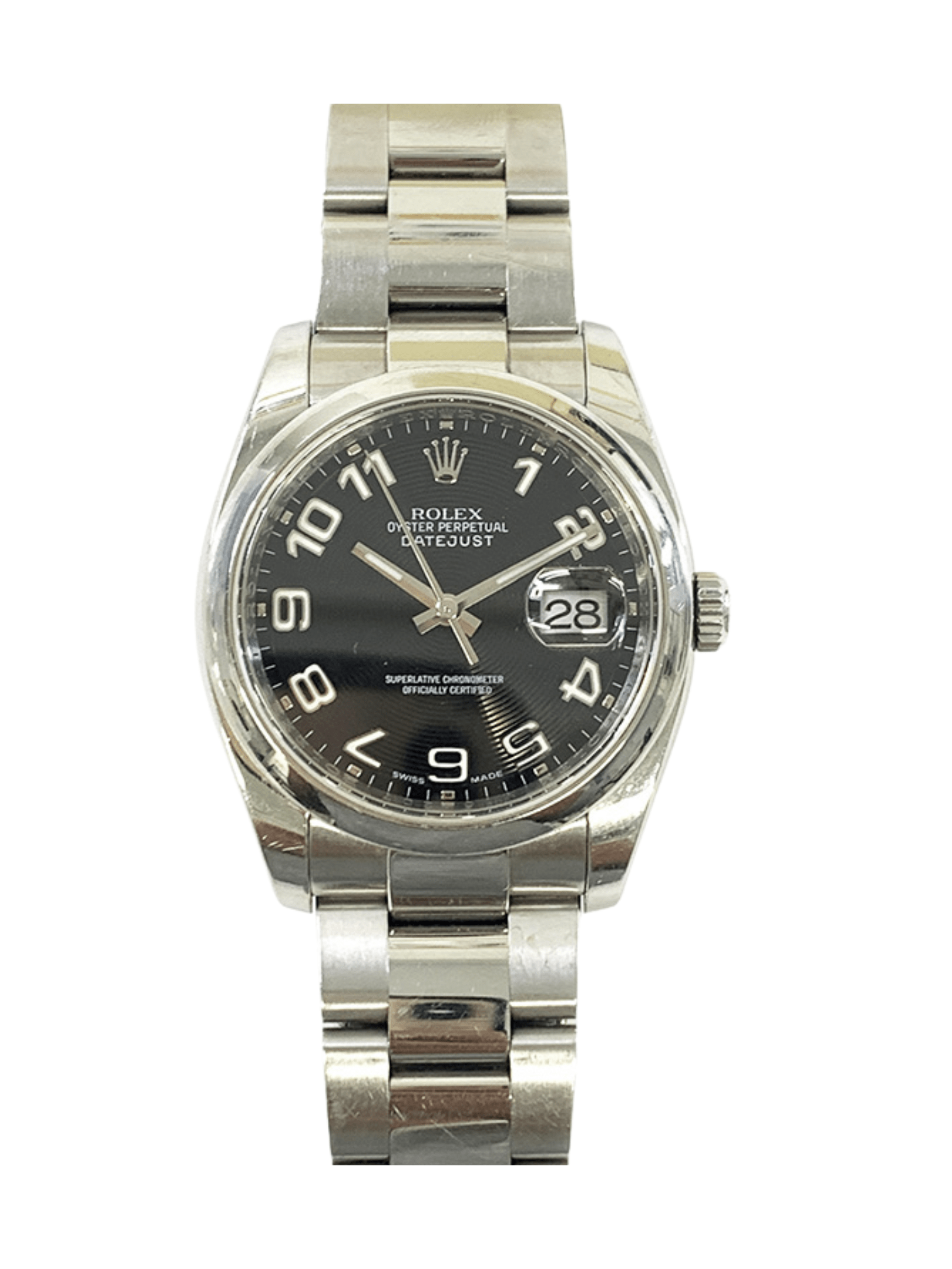 Rolex Datejust 36 Black Arabic Dial 116200