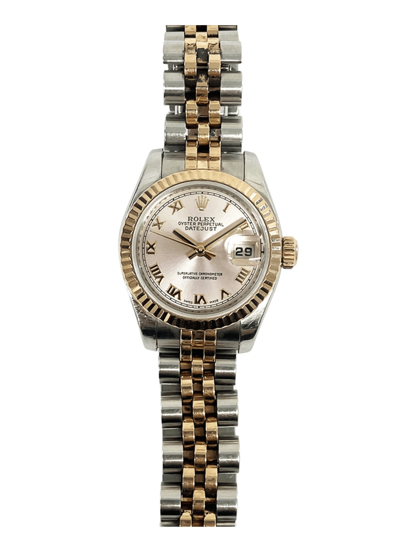 Rolex Datejust 26mm Pink Roman Dial 179171