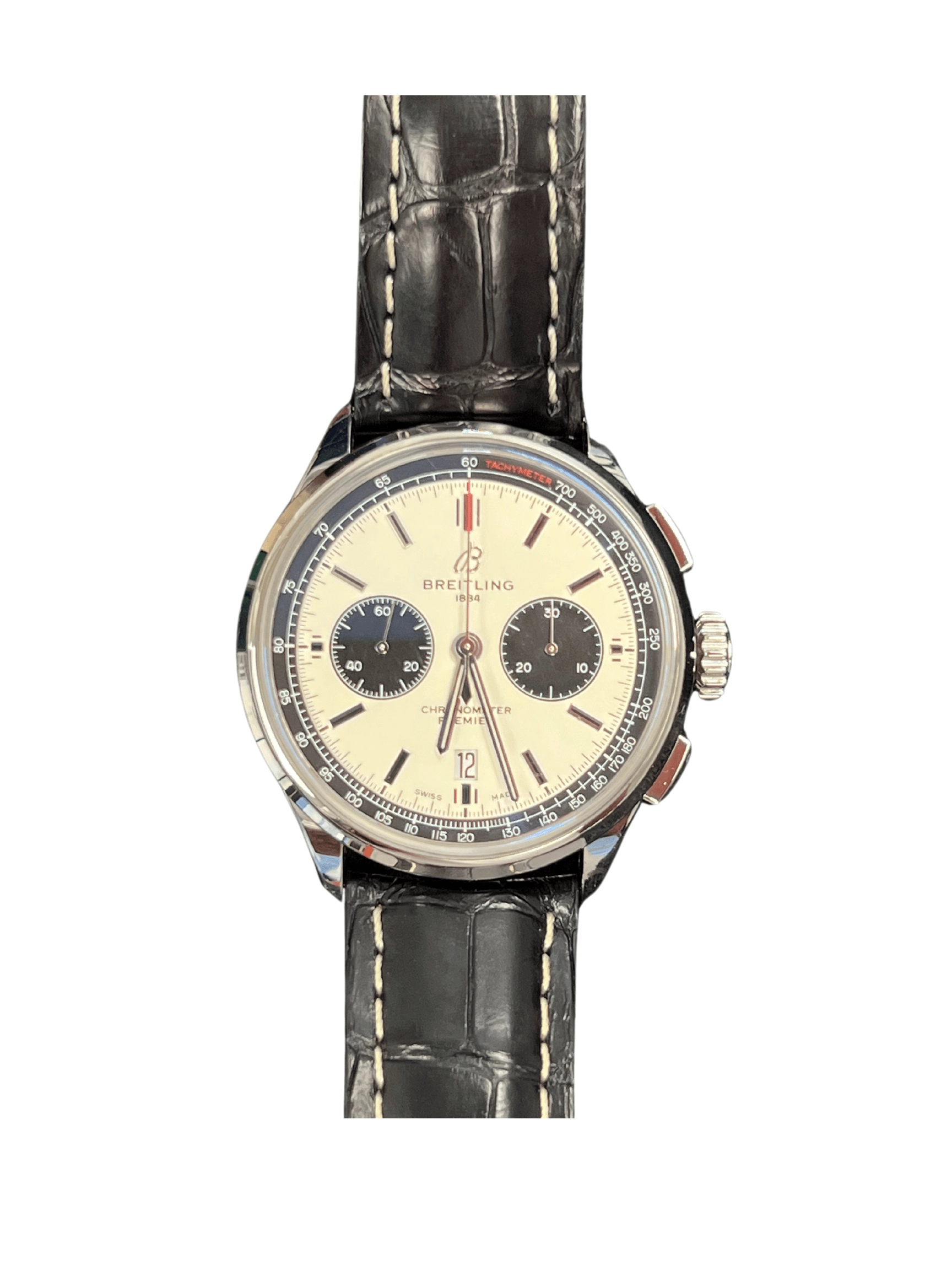 Breitling Premier B01 Chronogragh 42mm Black Croc AB0118221G1P1