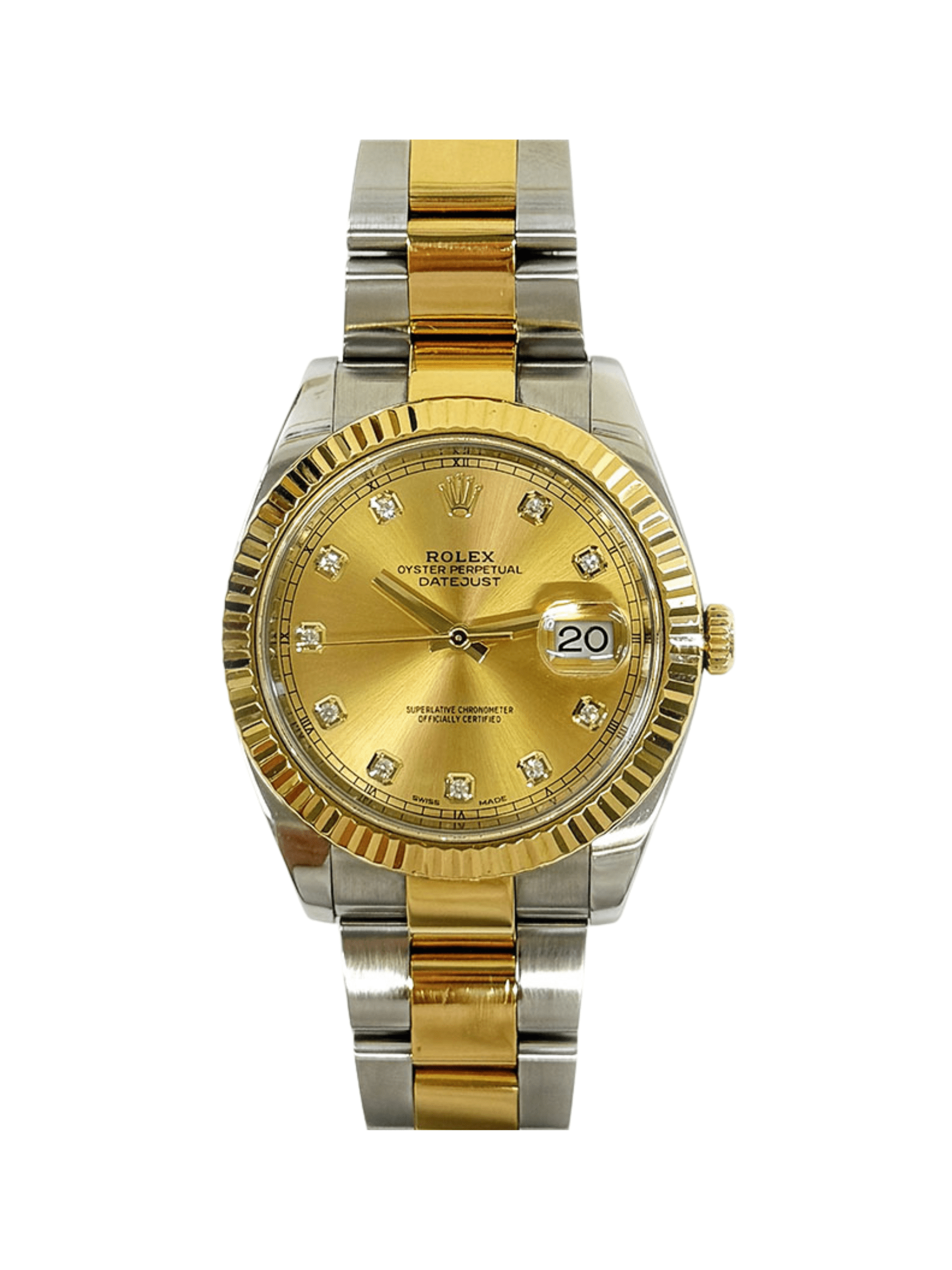 Rolex Datejust 41 Champagne Diamond Dial 126333