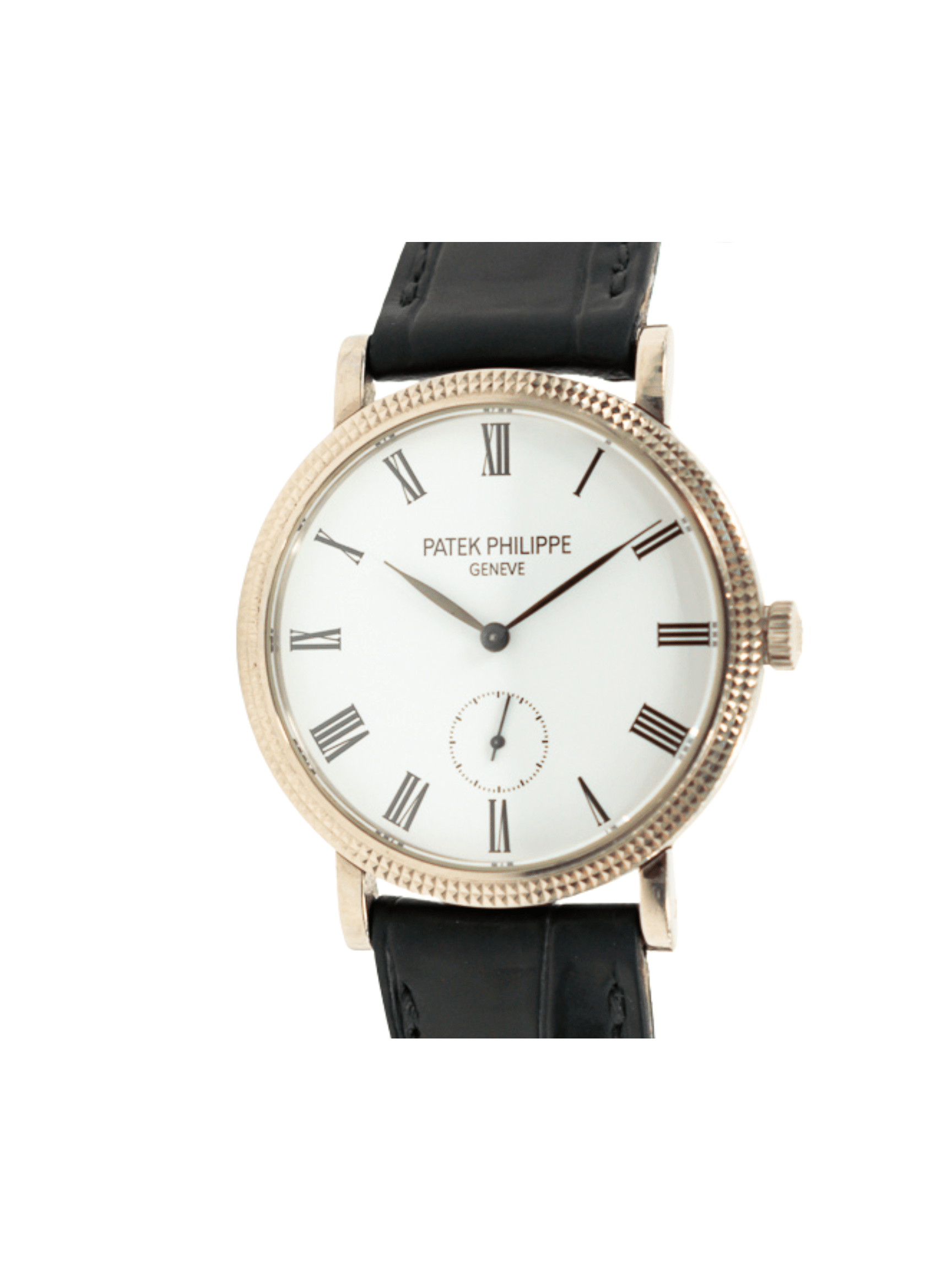 Patek Philippe Calatrava White Gold White Roman Dial 7119G-01