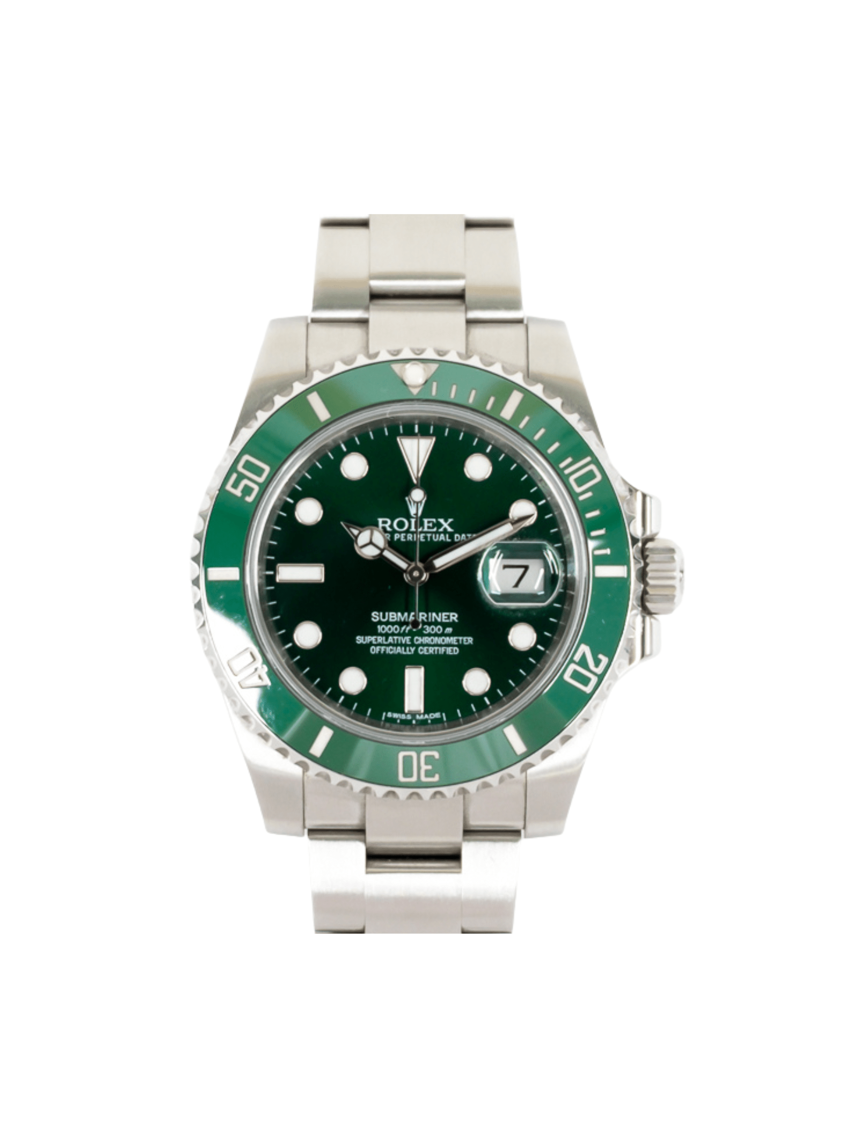 Rolex Submariner Date Stainless Steel "Hulk" Dial 116610LV