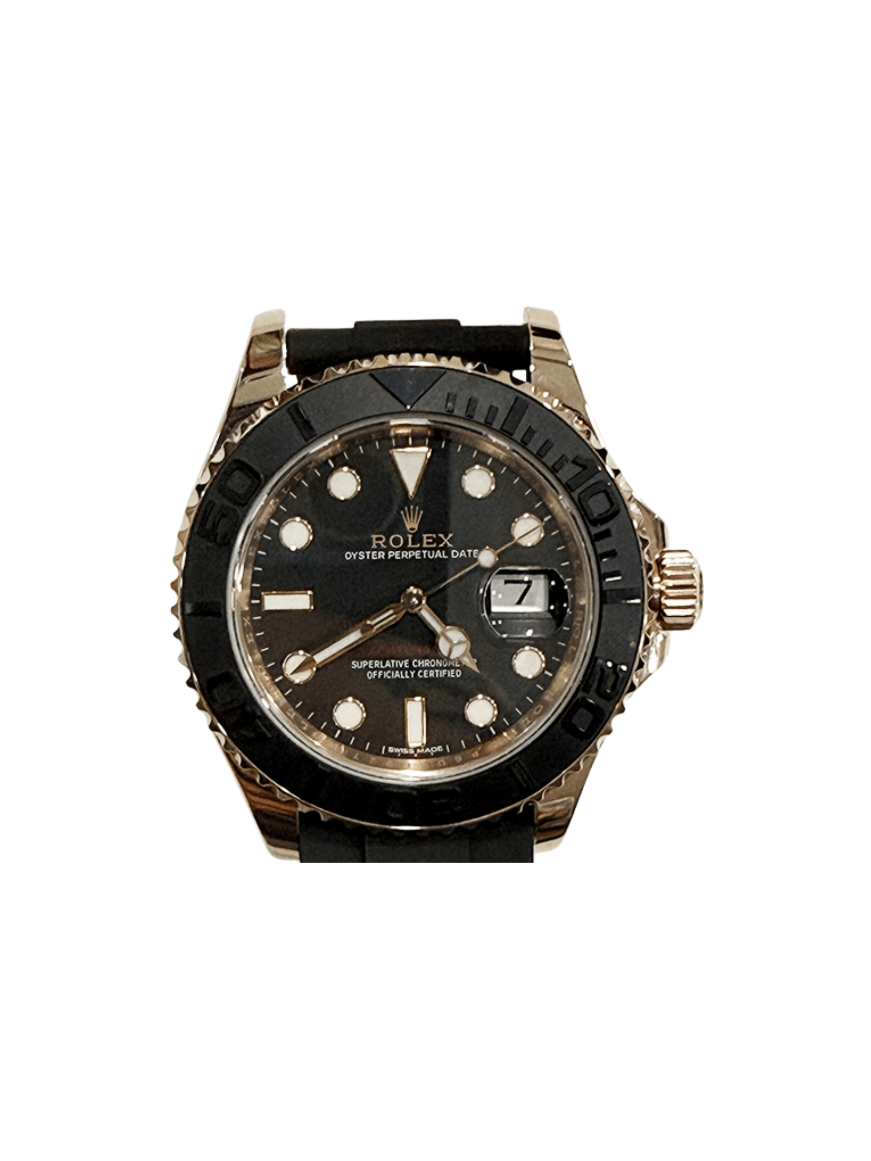 Rolex Yacht-Master Rose Gold Black Dial 116655