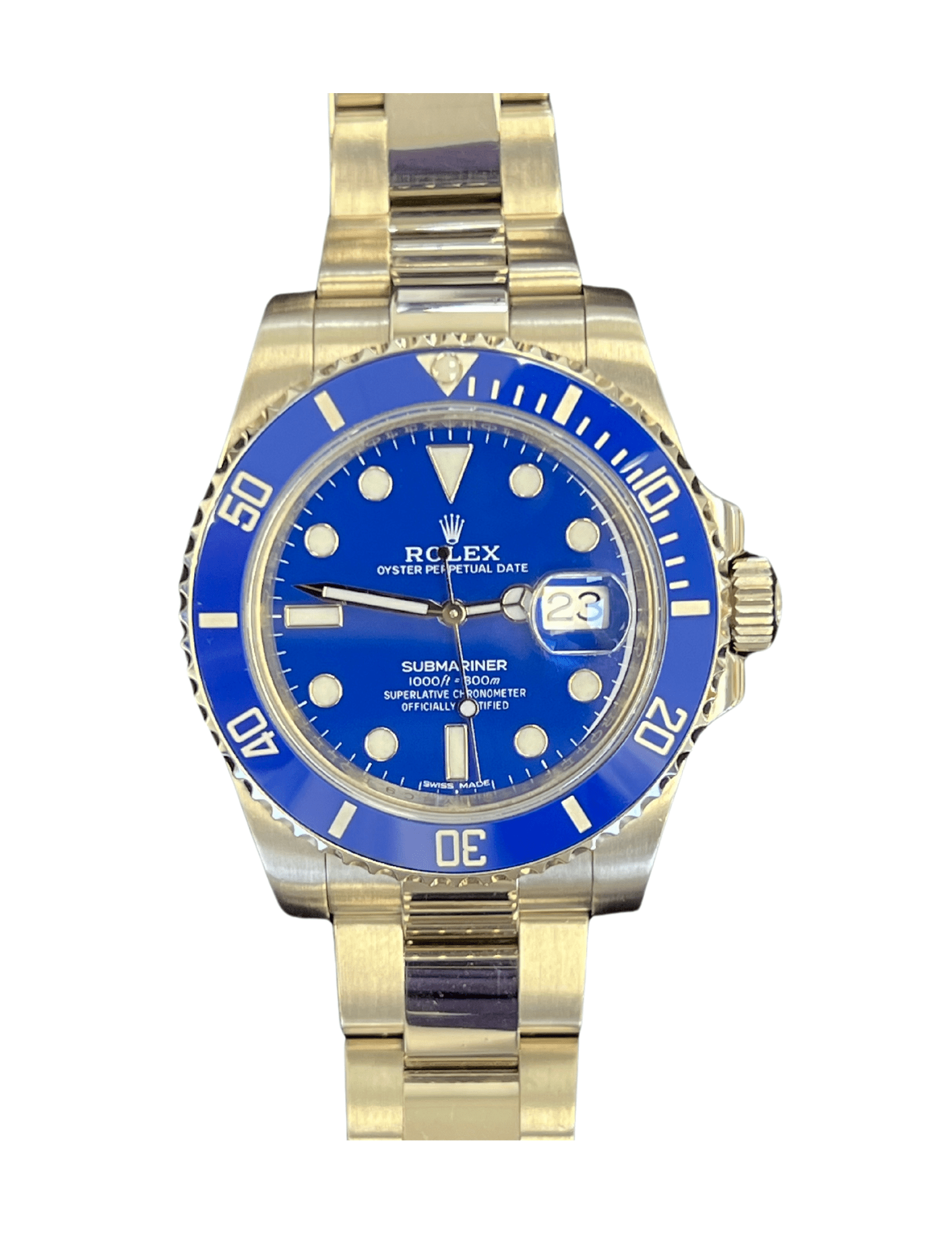Rolex Submariner Date “Smurf” 116619LB