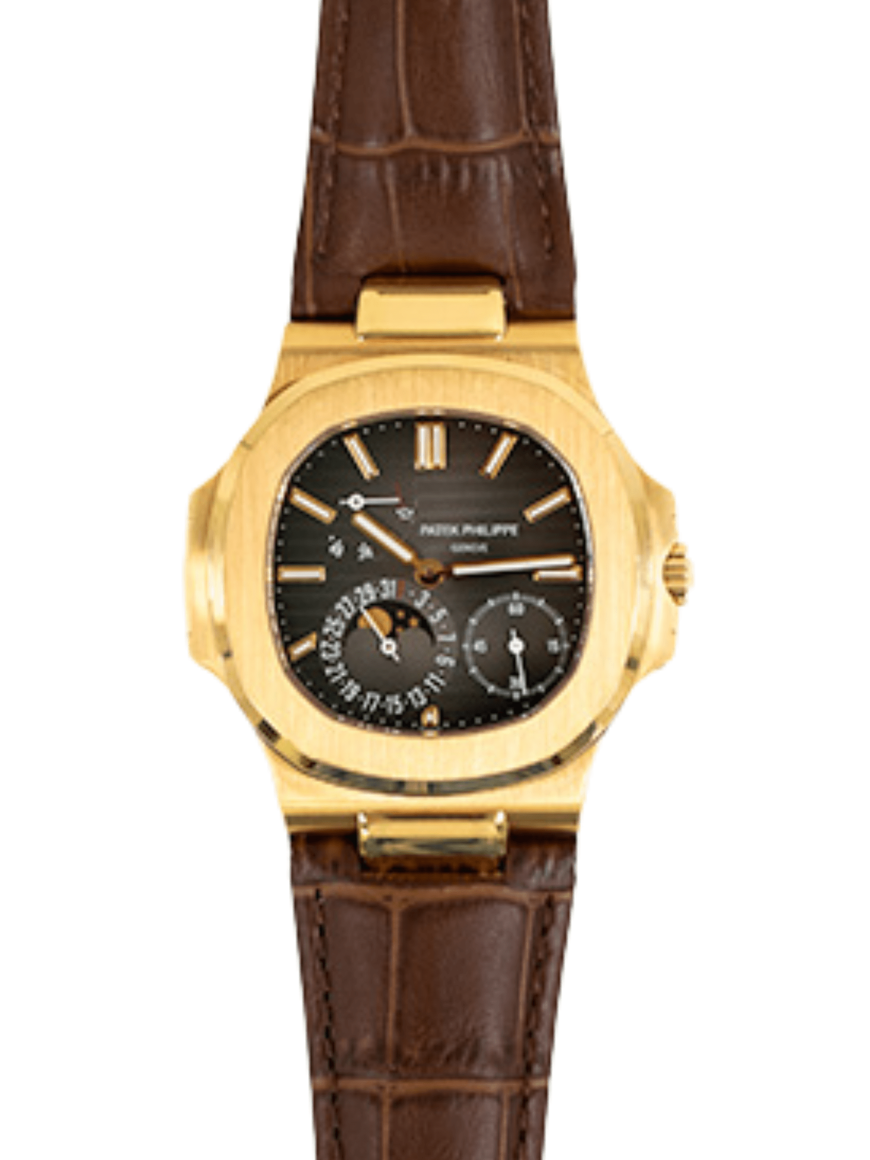 Patek Philippe Nautilus 40mm Rose Gold Black Dial 5712R-001 Bracelet