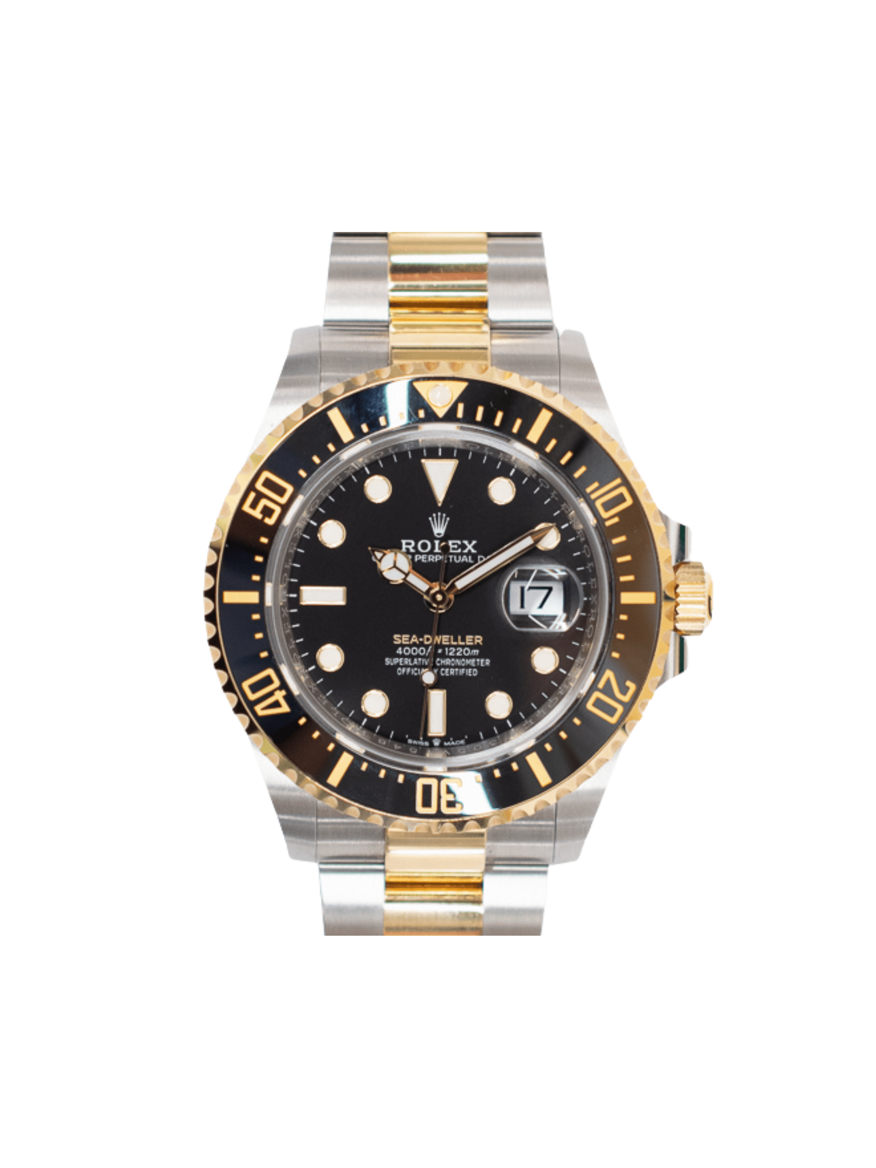 Rolex Sea-Dweller Yellow Gold and Steel Black Dial 126603