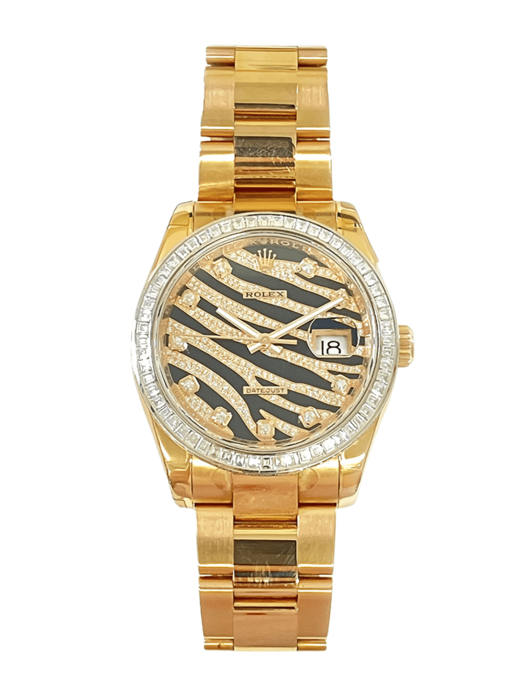 Rolex Datejust 36 Rose Gold Diamond Bezel 116285BBR