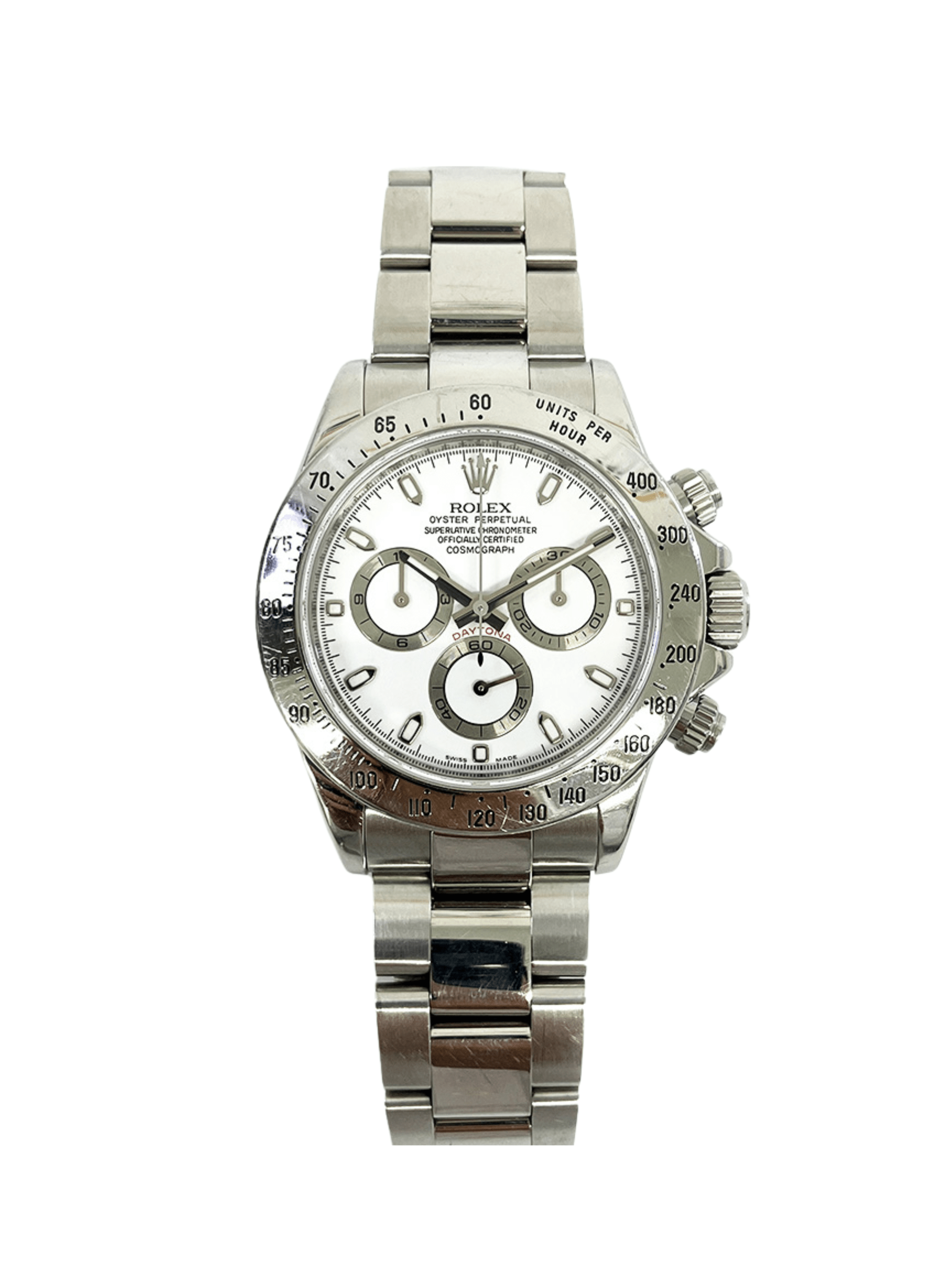 Rolex Daytona Stainless Steel White Dial 116520