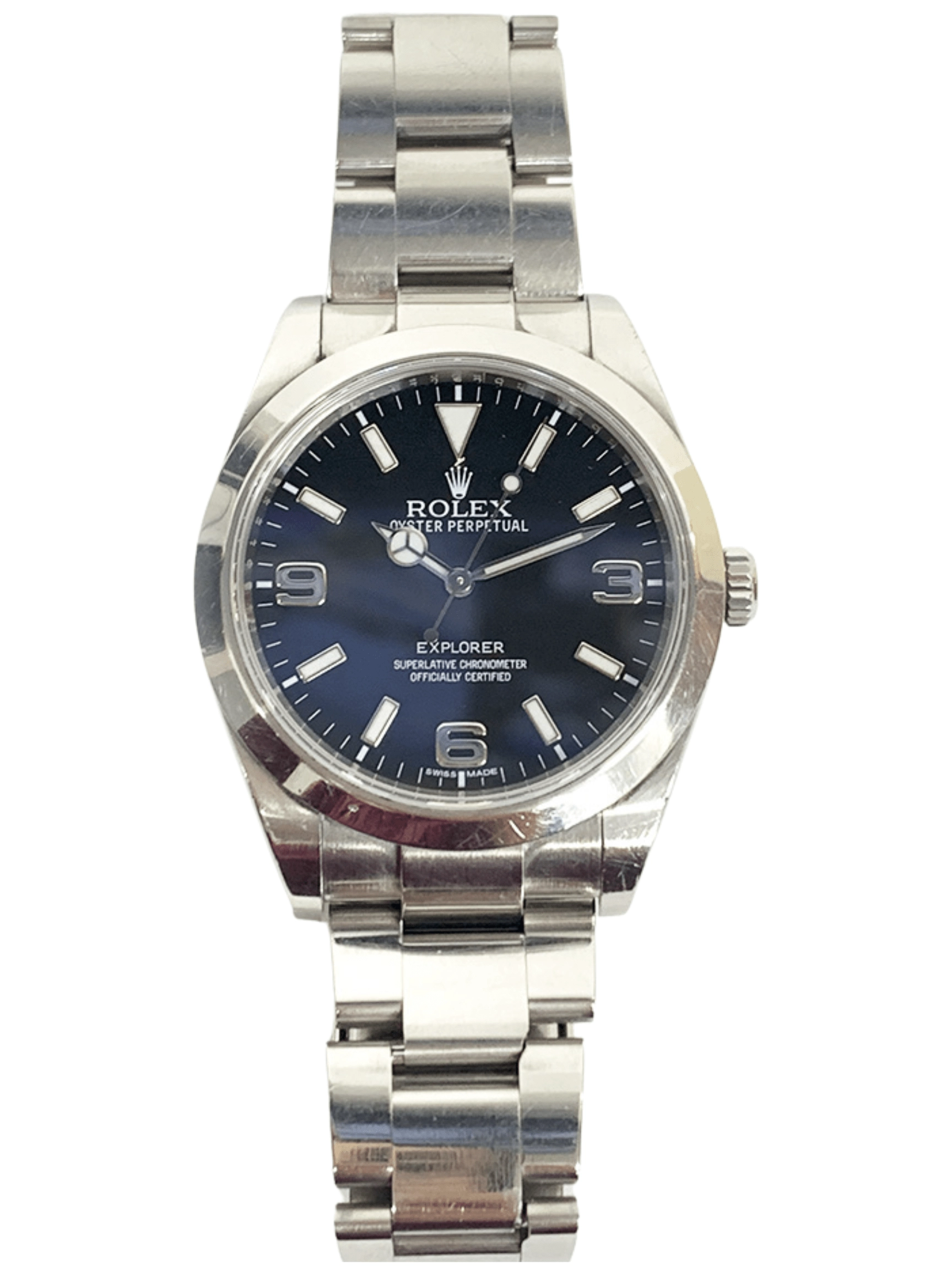 Rolex Explorer Stainless Steel Black Dial 214270 Bracelet