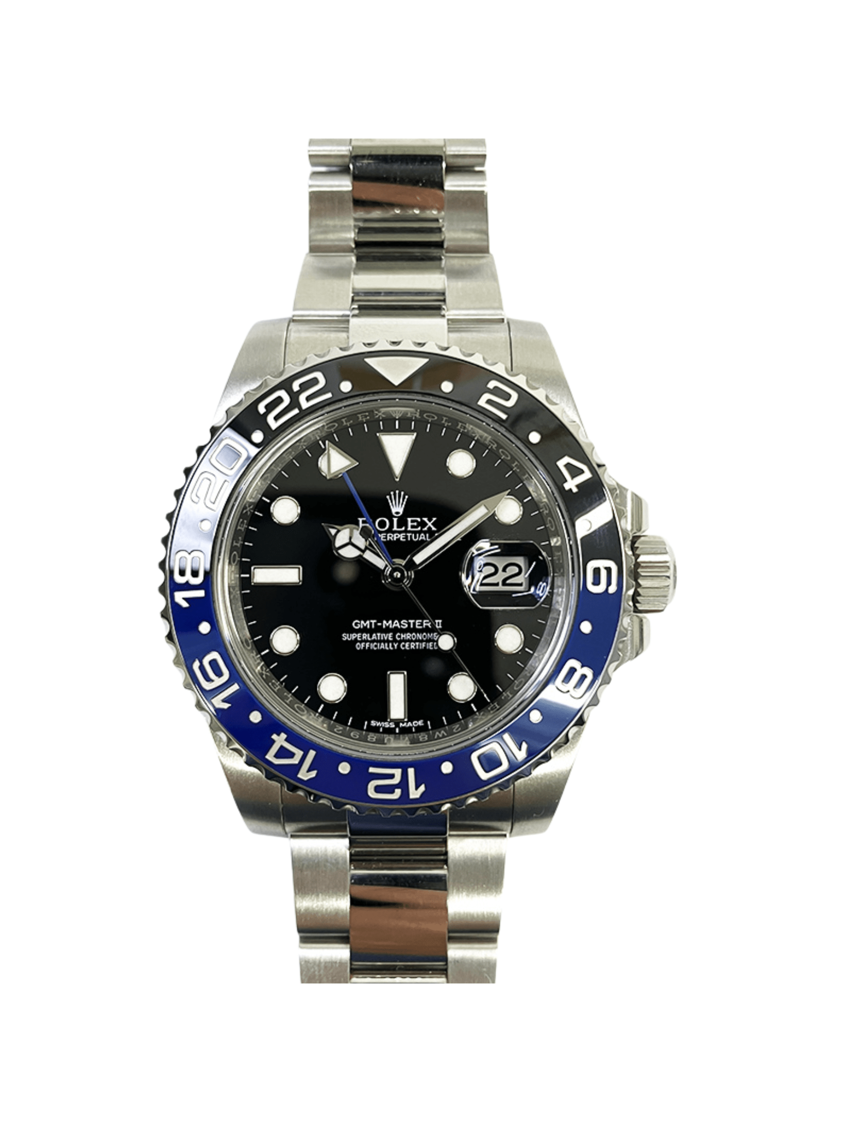 Rolex GMT-Master II Stainless Steel "Batman" Dial 116710BLNR Bracelet