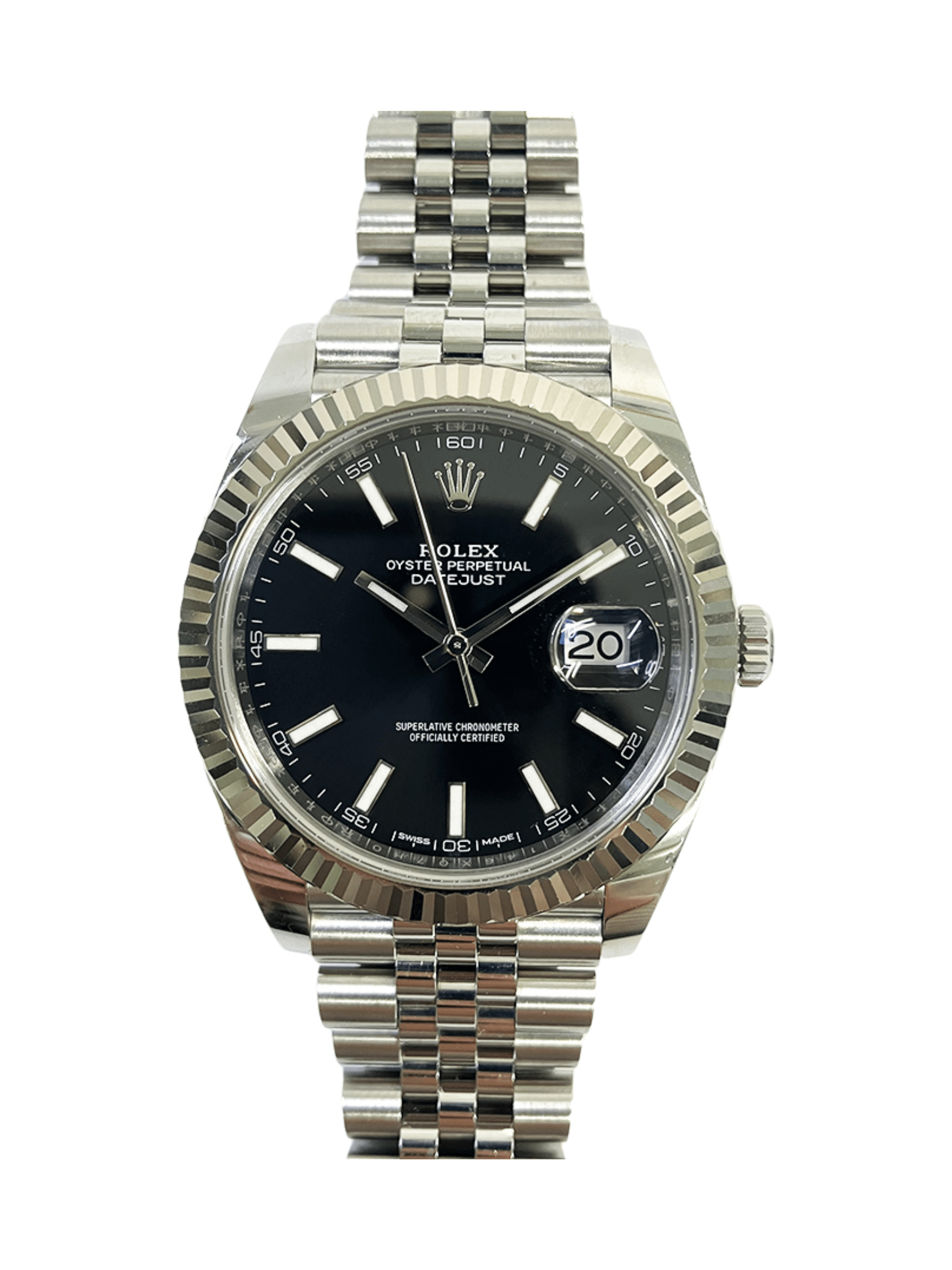 Rolex Datejust 41 Stainless Steel Black Dial 126334 Bracelet