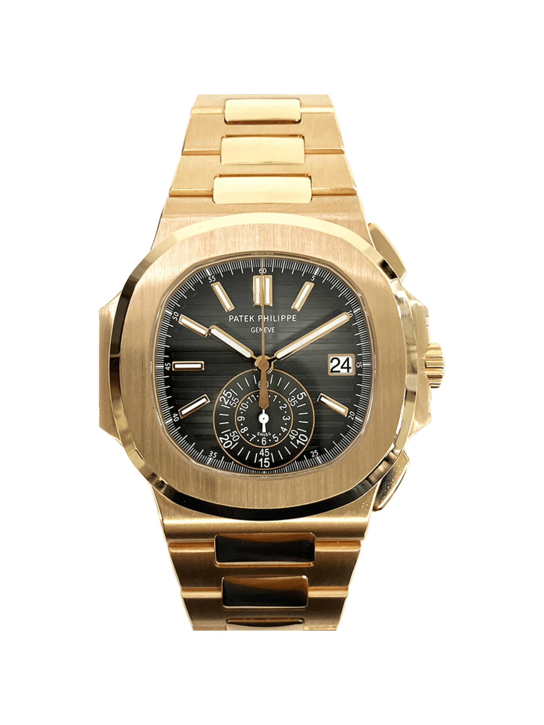 Patek Philippe Nautilus Rose Gold Brown Dial 5980/1R-001 Bracelet