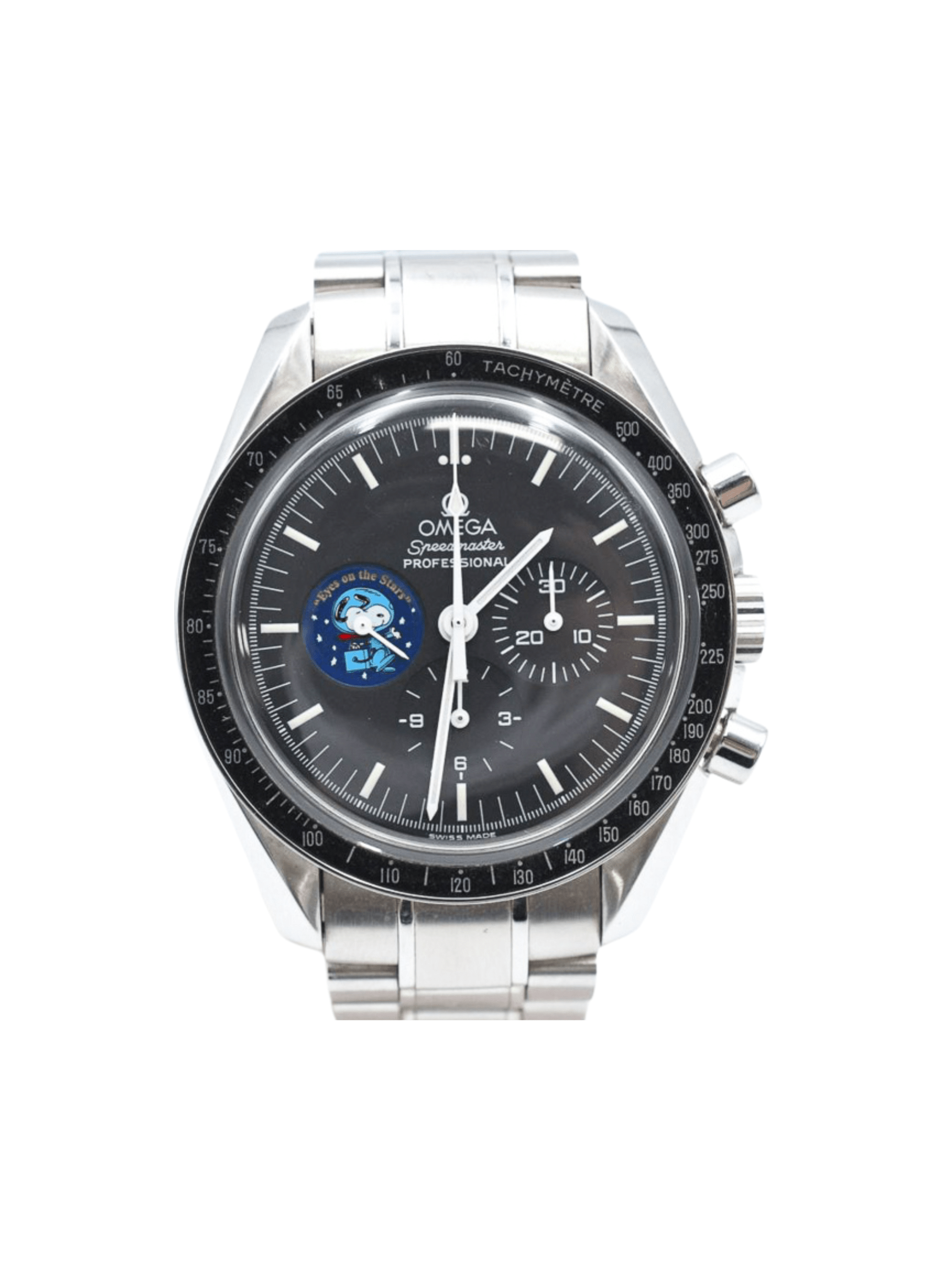 Omega Speedmaster Snoopy Steel Black Dial 3578.51.00 Bracelet