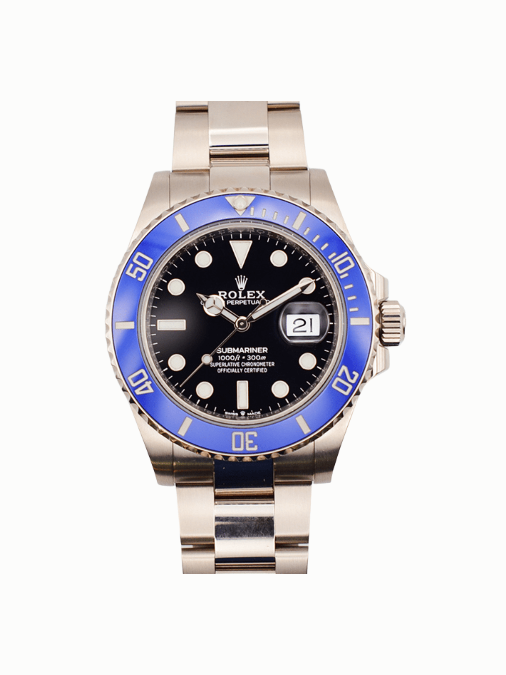 Rolex Submariner Date White Gold Black Dial 126619LB