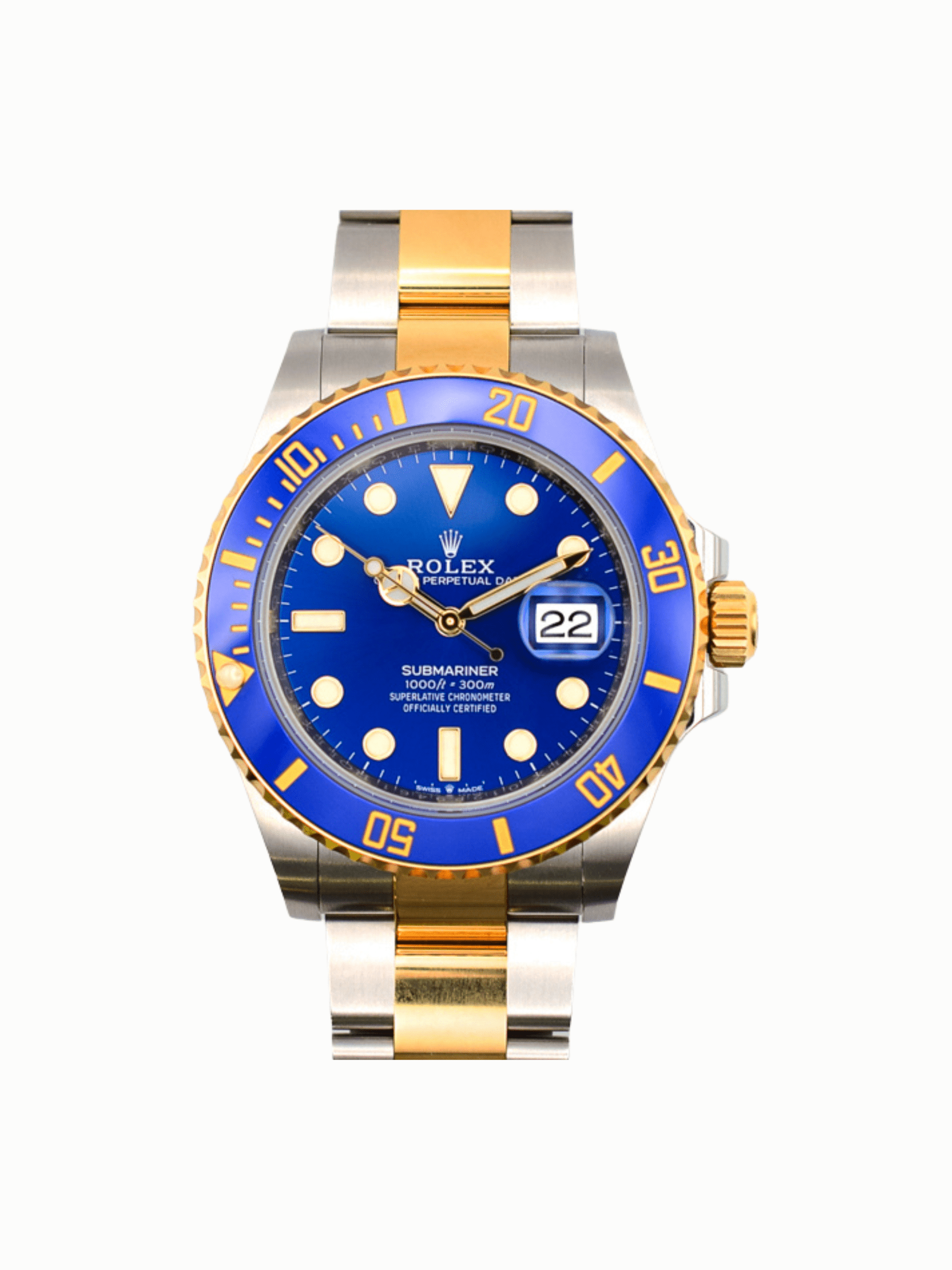 Rolex Submariner Date Yellow Gold and Steel Blue Dial 126613LB