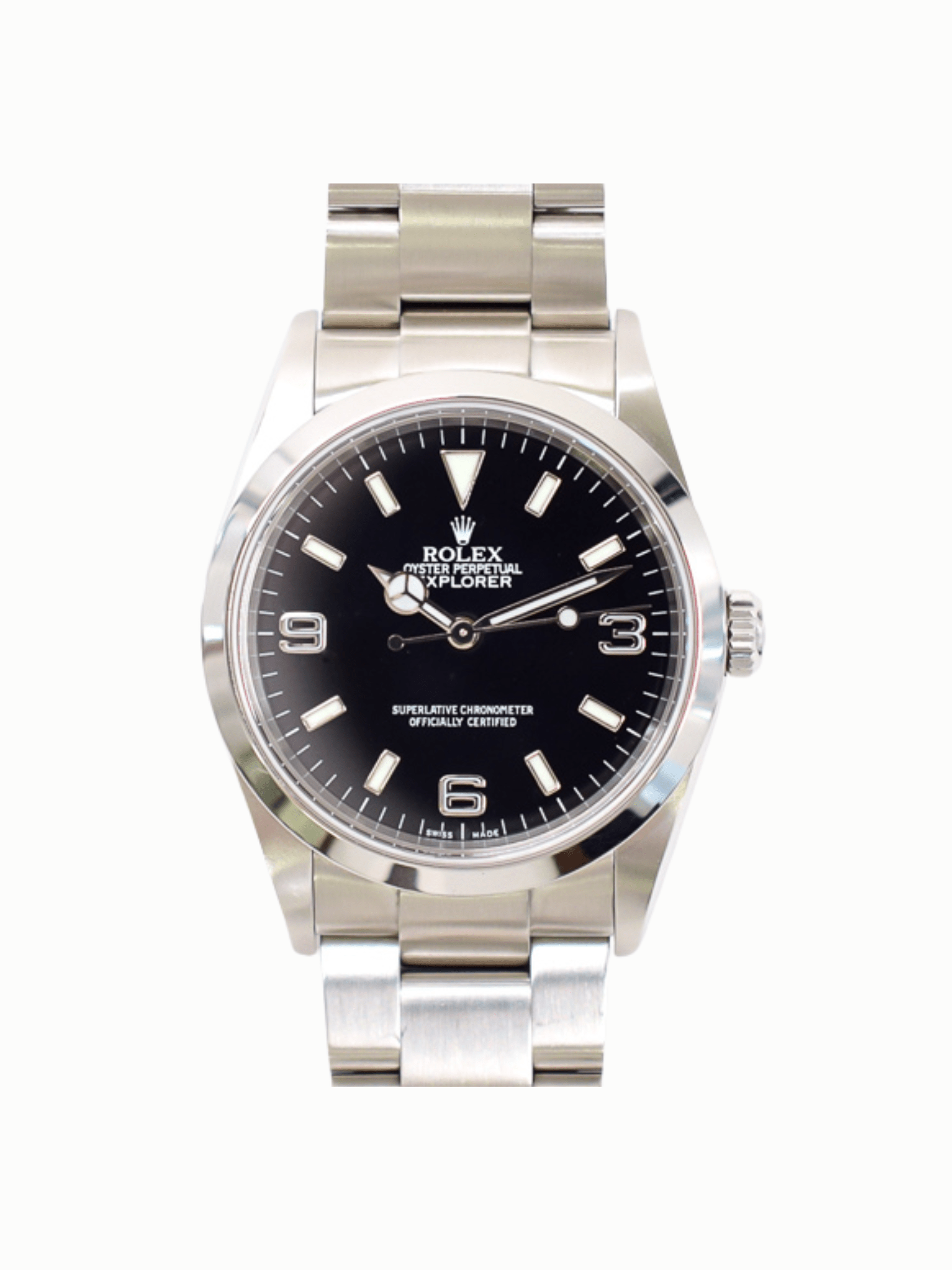 Rolex Explorer Stainless Steel Black Arabic Dial 114270