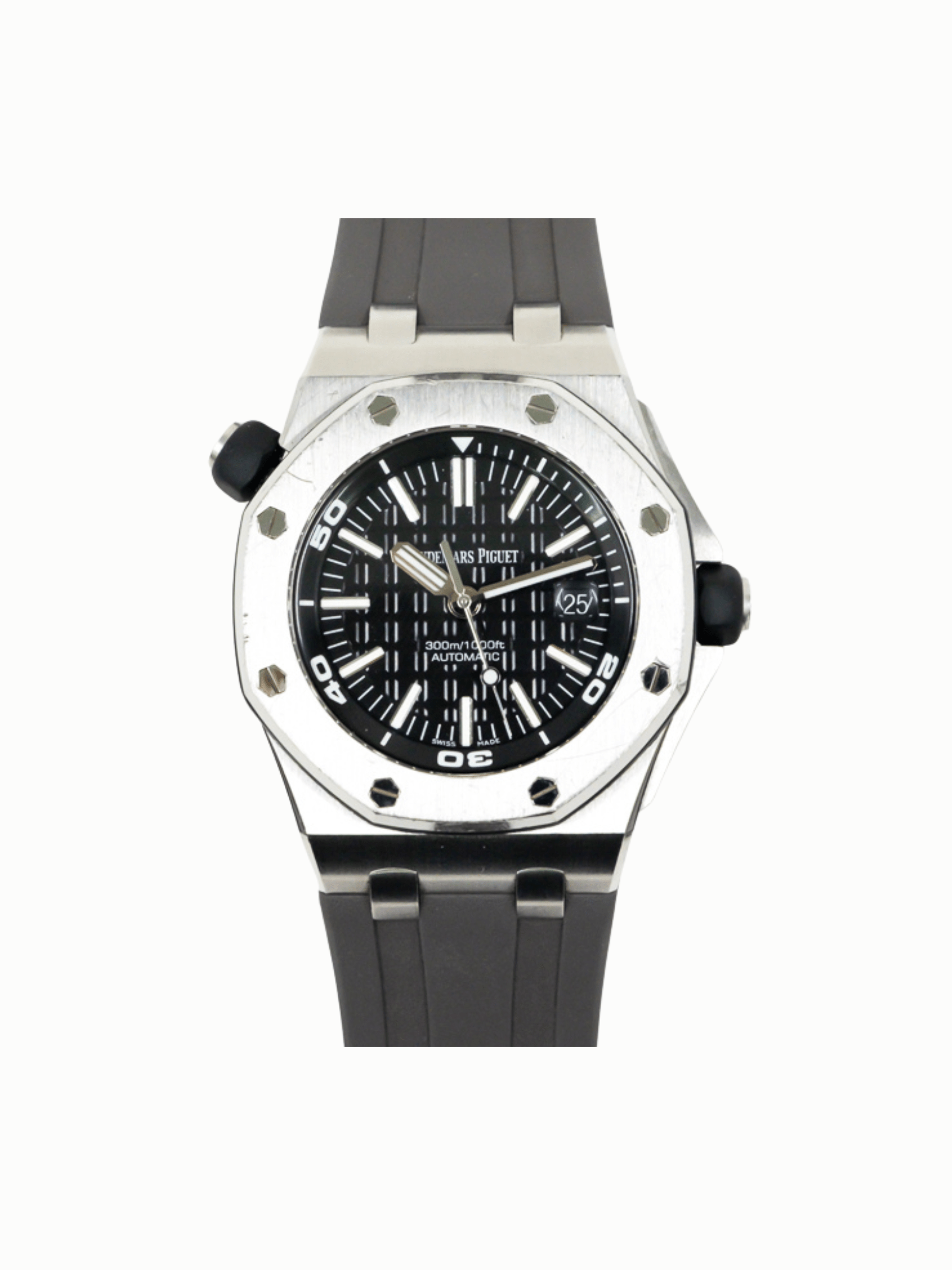 Audemars Piguet Royal Oak Offshore Diver Stainless Steel Black Stick Dial 15710ST.OO.A002CA.01