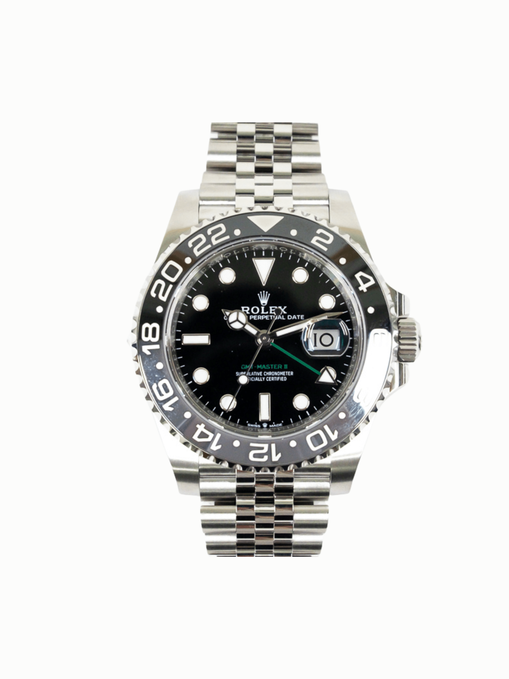 Rolex GMT-Master II Stainless Steel "Bruce Wayne" Black Dial 126710GRNR