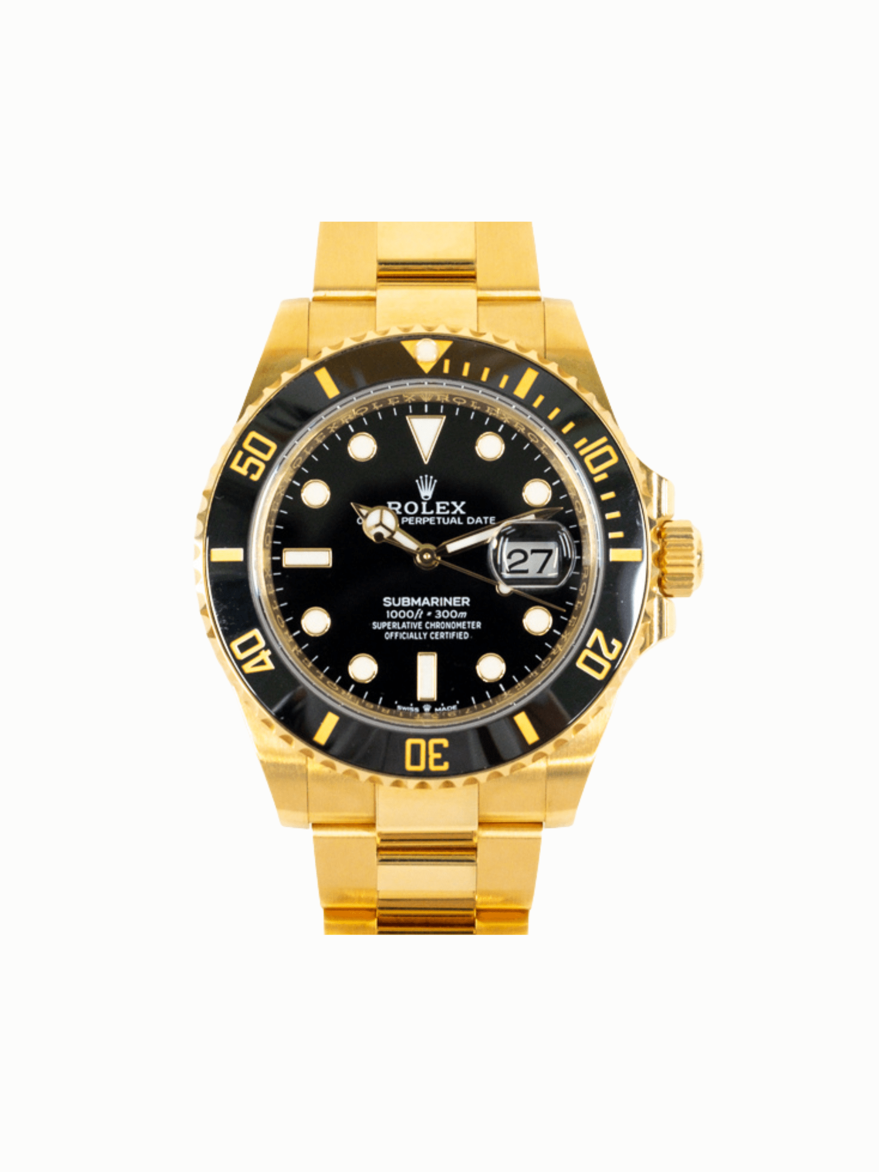 Rolex GMT-Master II Yellow Gold Black Dial 126718GRNR