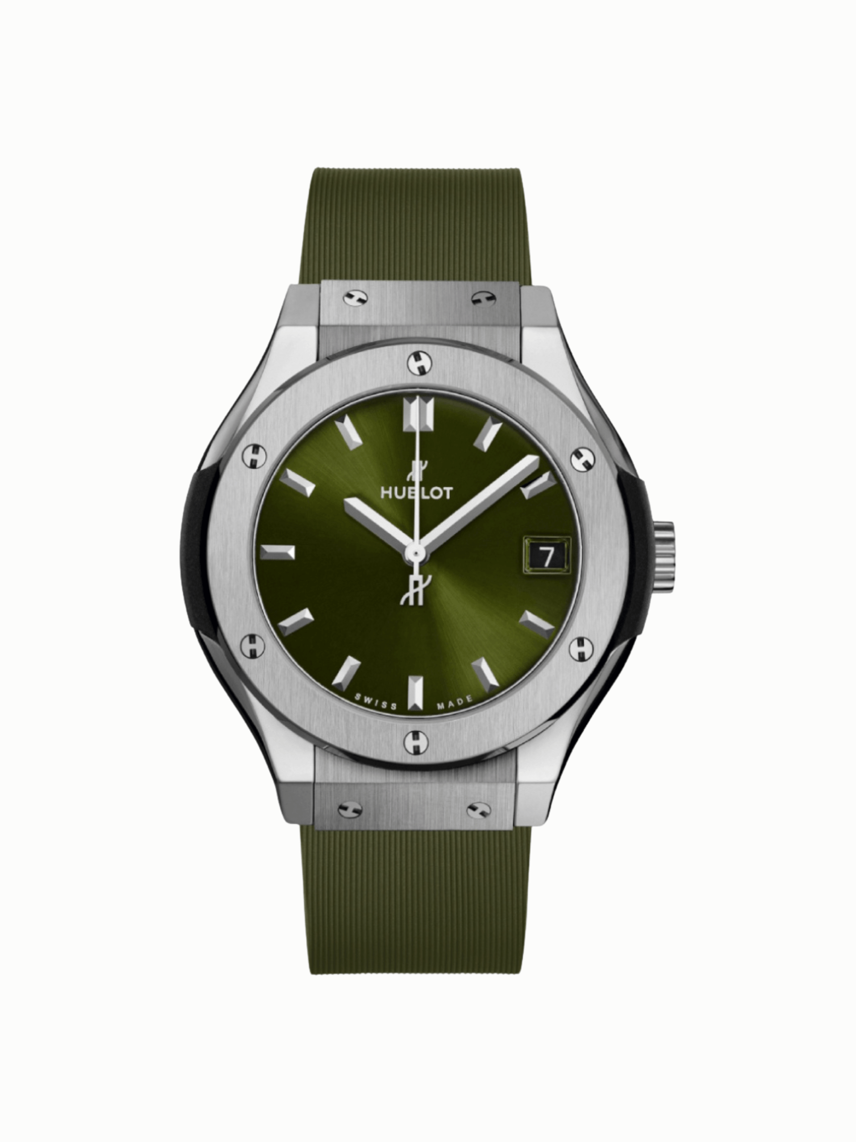 Hublot Classic Fusion Titanium Green Dial 542.NX.8970.RX