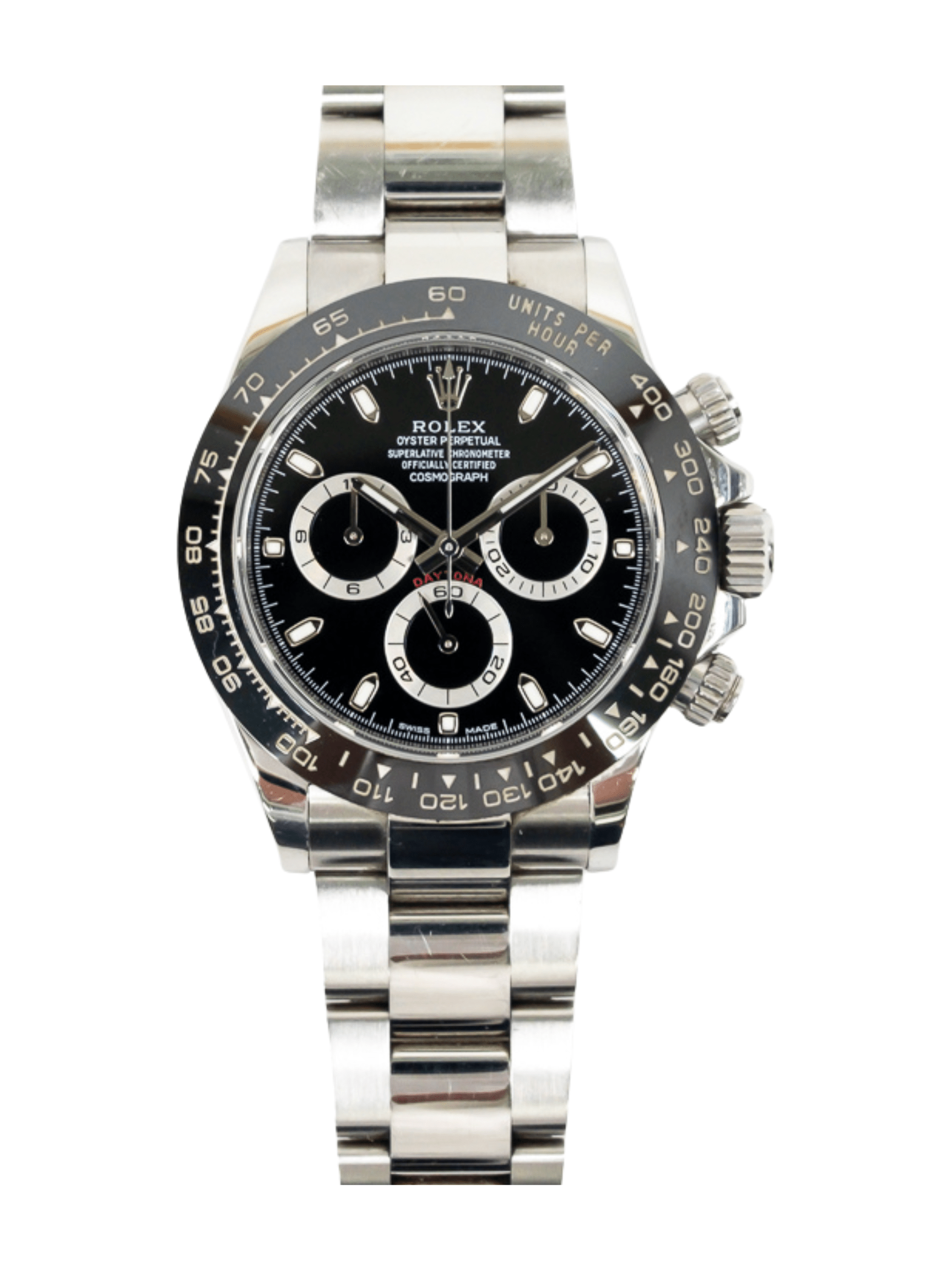 Rolex Daytona Stainless Steel Black Dial 116500LN Bracelet