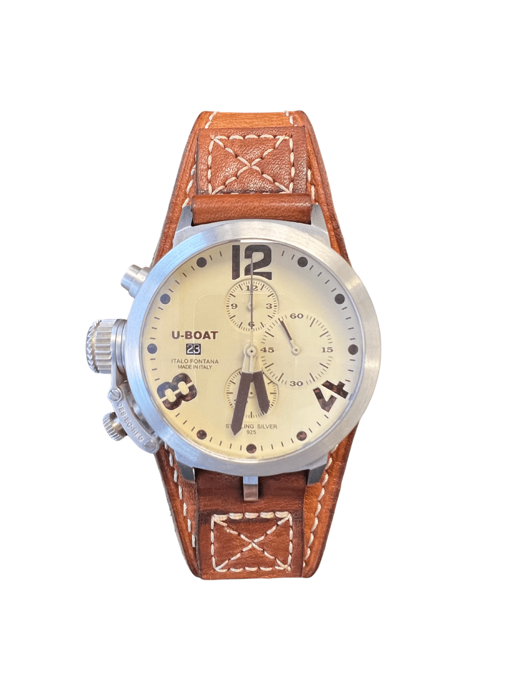 U-Boat Italo Fontana Classico Chrono 1st Edition 48mm 925 Silver