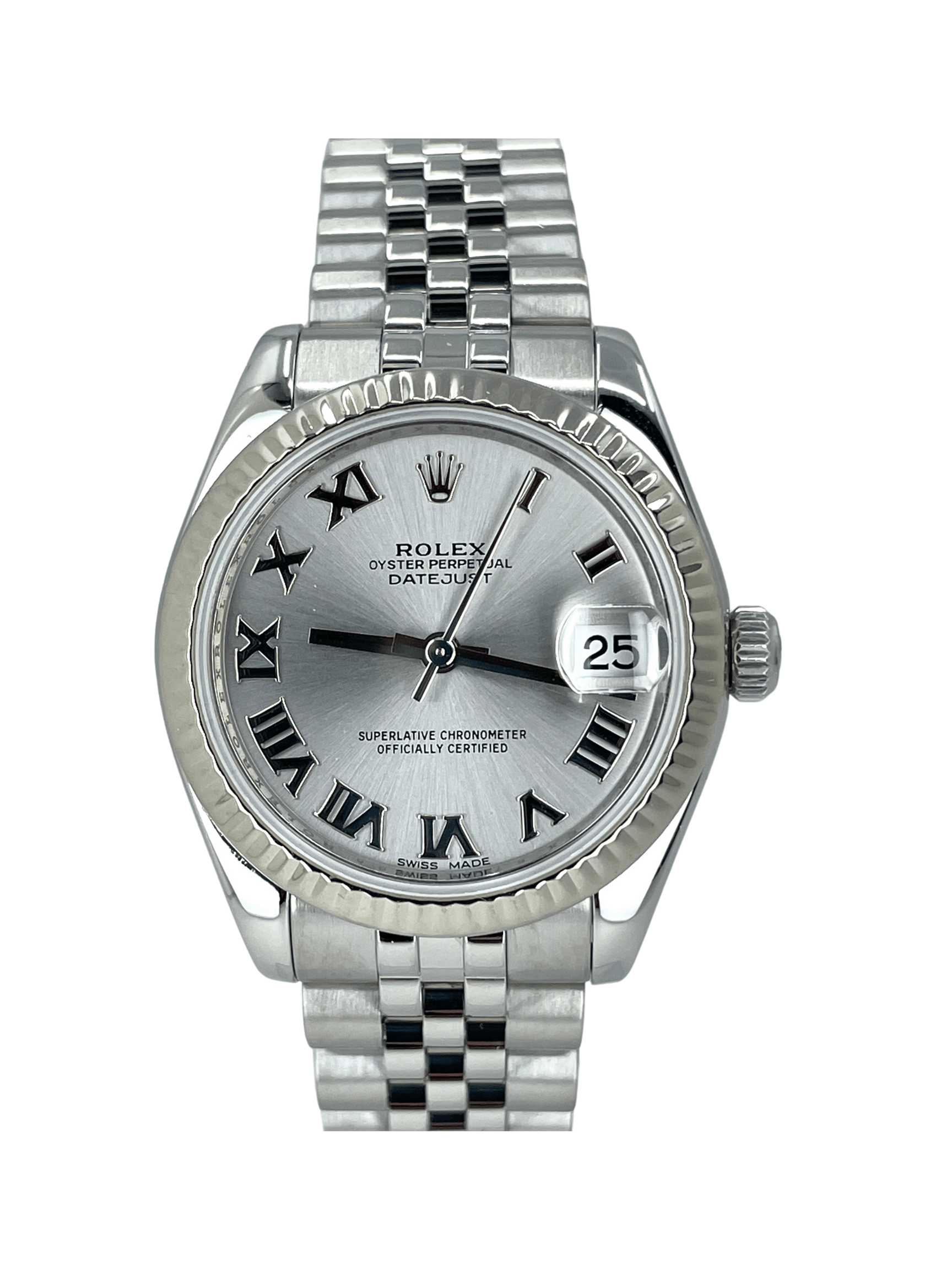 Rolex Datejust 31 Stainless Steel Silver Roman 178274