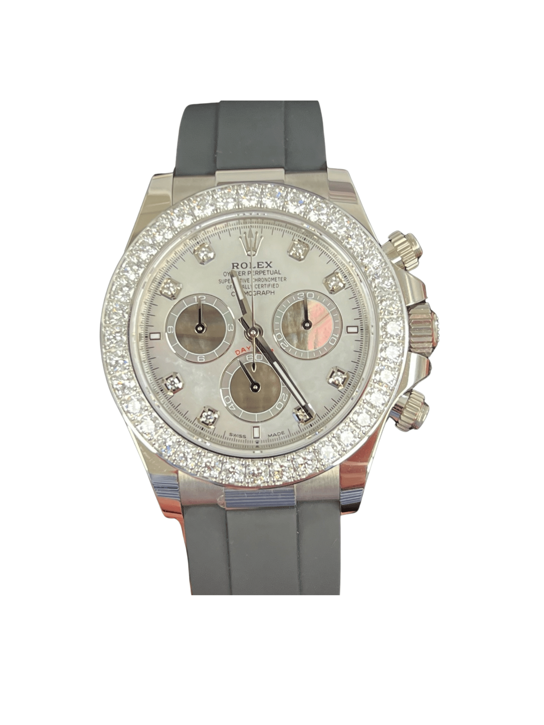 Rolex Daytona Cosmograph White Gold MOP Diamond Dial 126589RBR