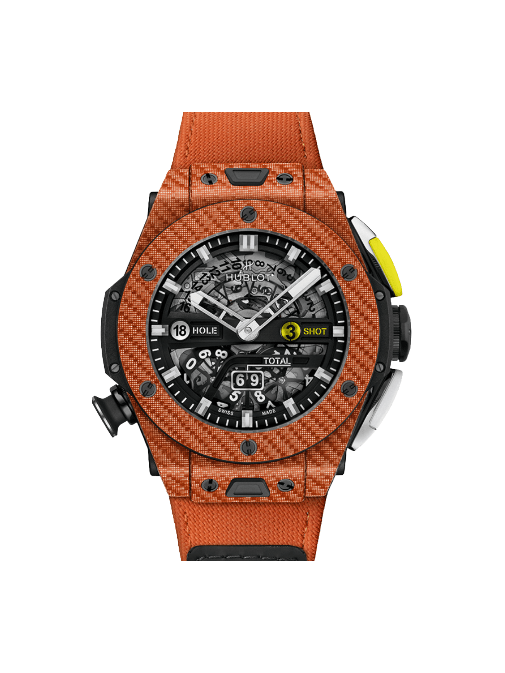 Hublot Big Bang Orange Limited Skeleton Dial 416.YO.1120.VR Bracelet