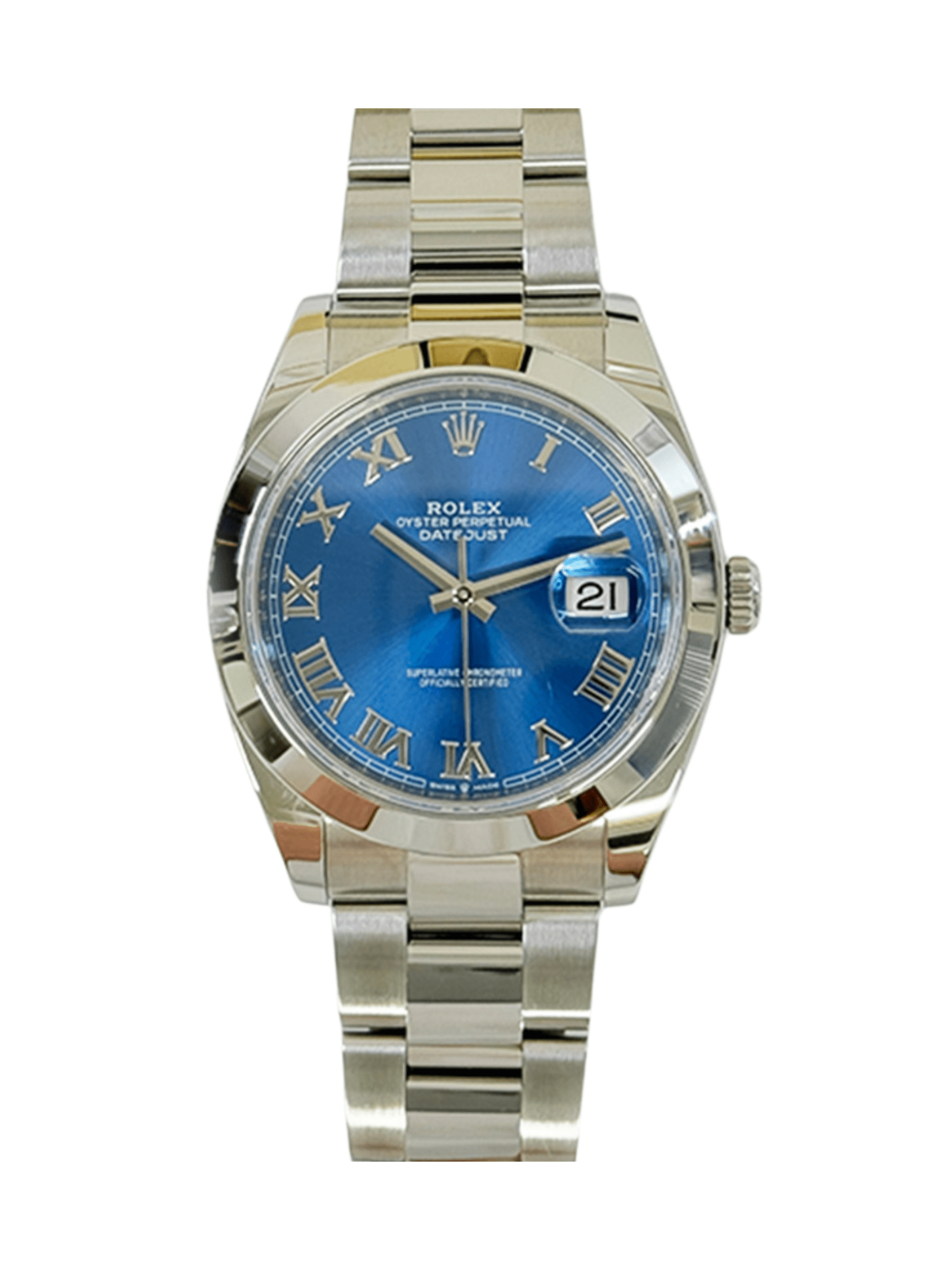 Rolex Datejust 41 Blue Roman Dial 126300