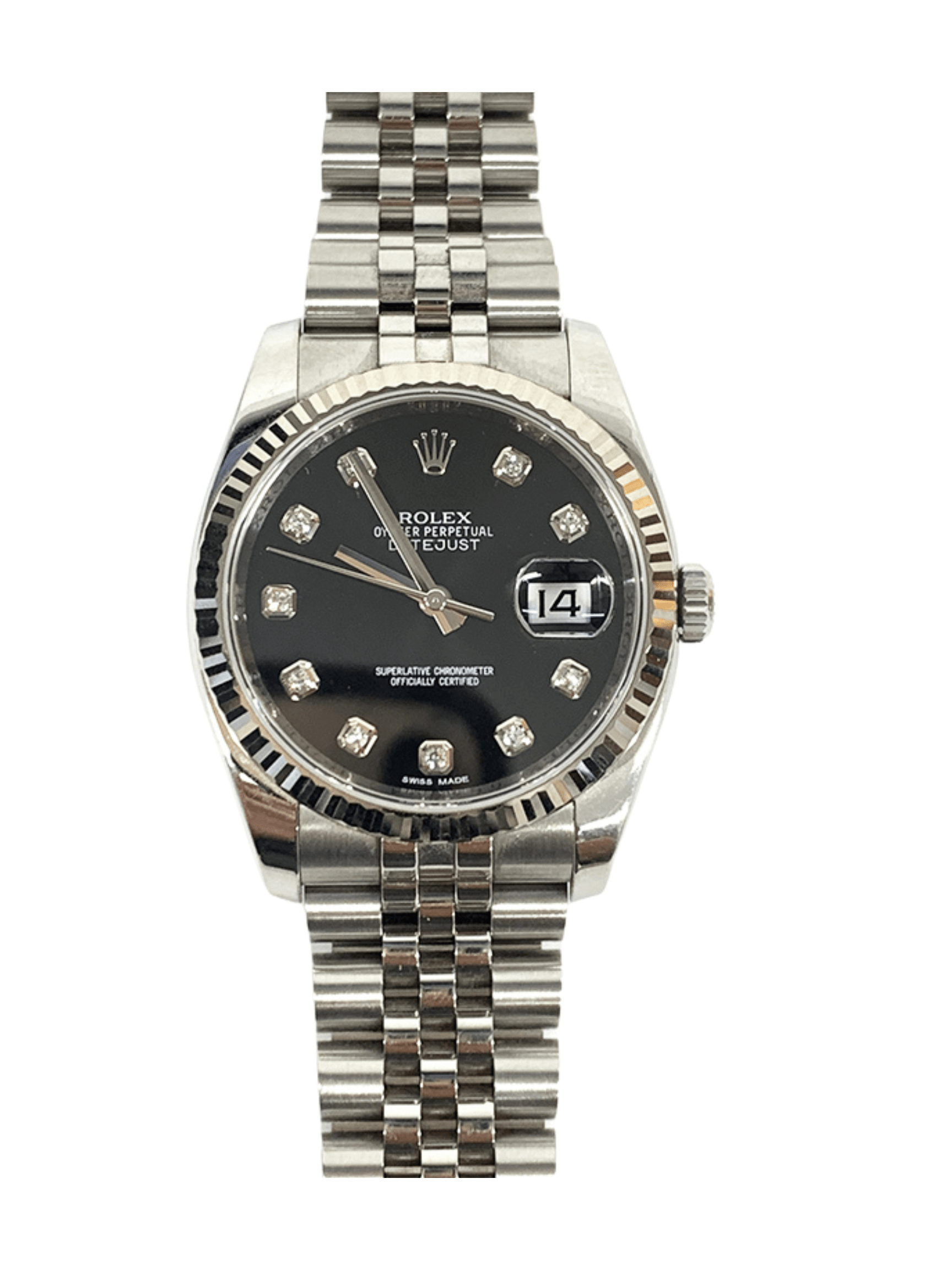 Rolex Datejust 36 Black Diamond Dial 116234