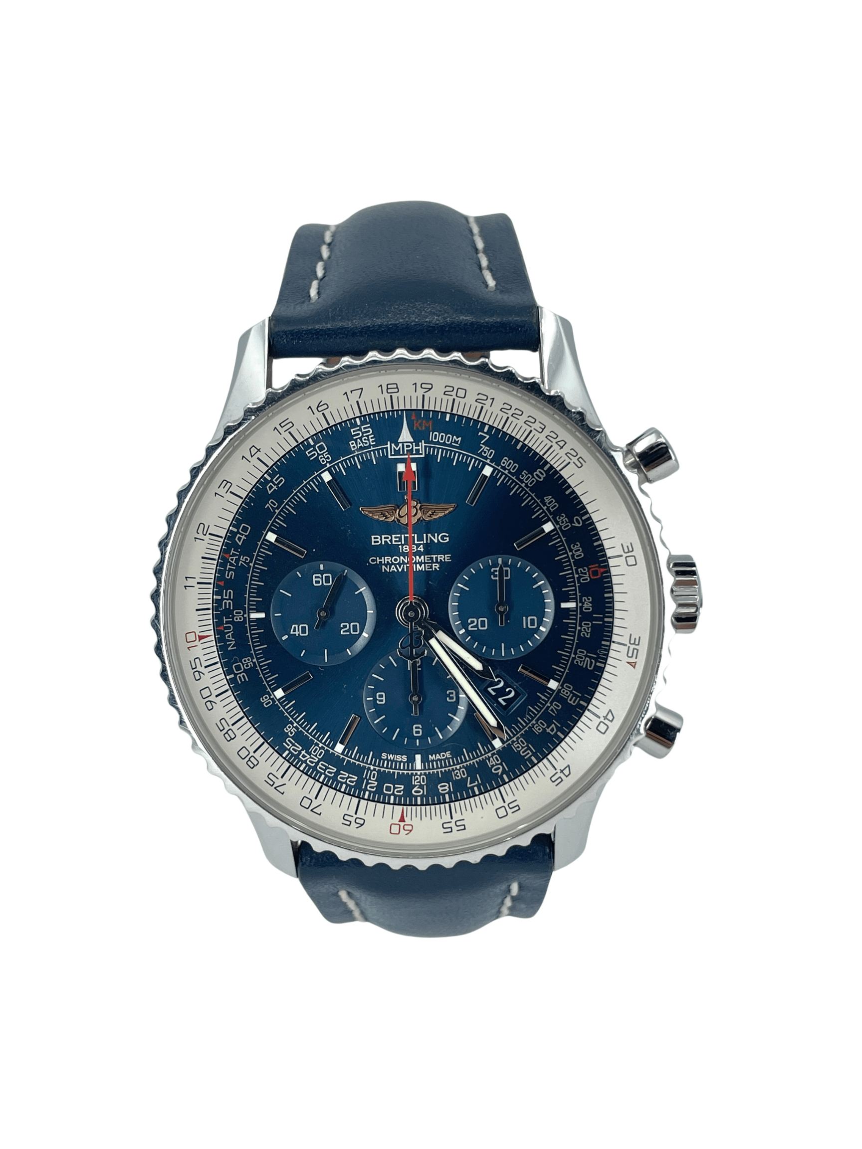 Breitling Navitimer Stainless Steel Blue AB012721/C889