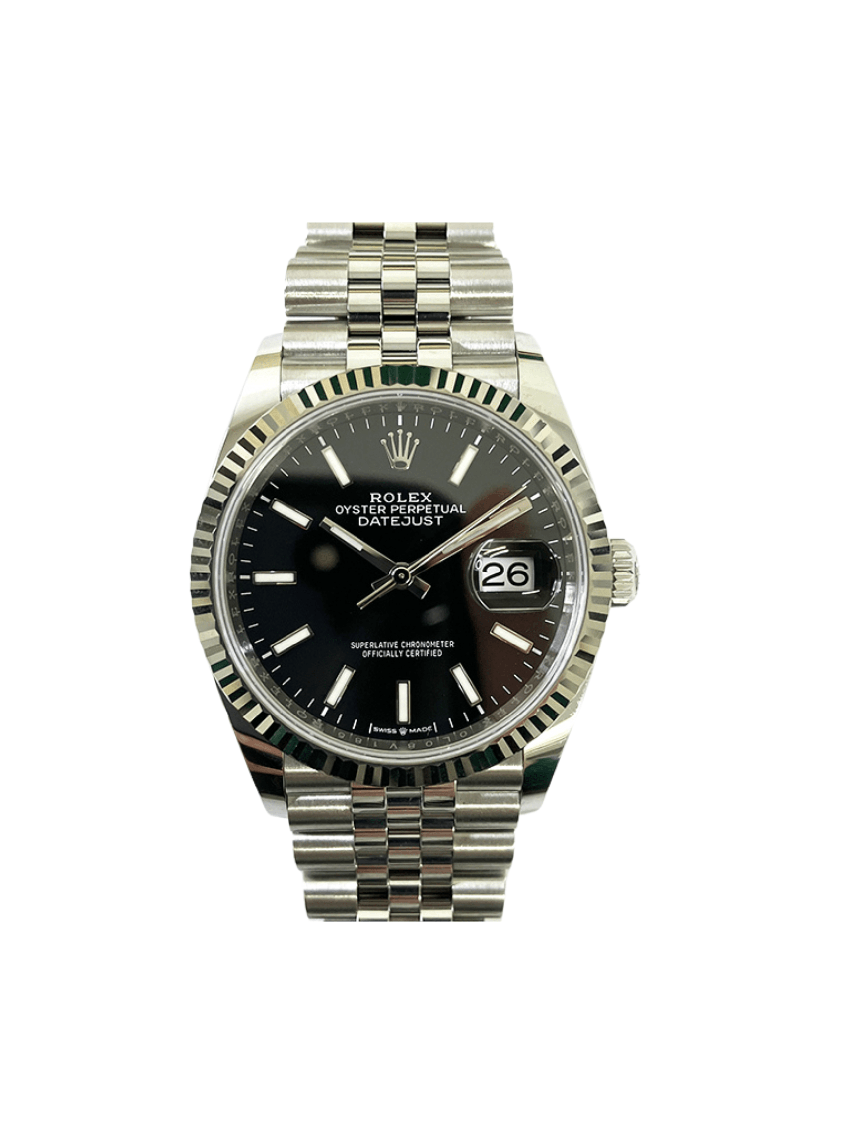 Rolex Datejust 36 Stainless Steel Black 126234