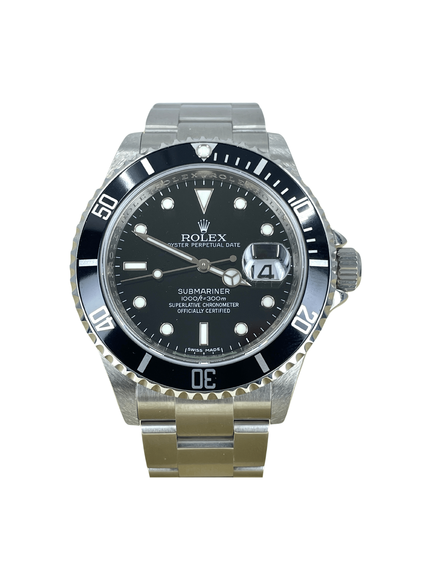 Rolex Submariner Date Stainless Steel Black 16610