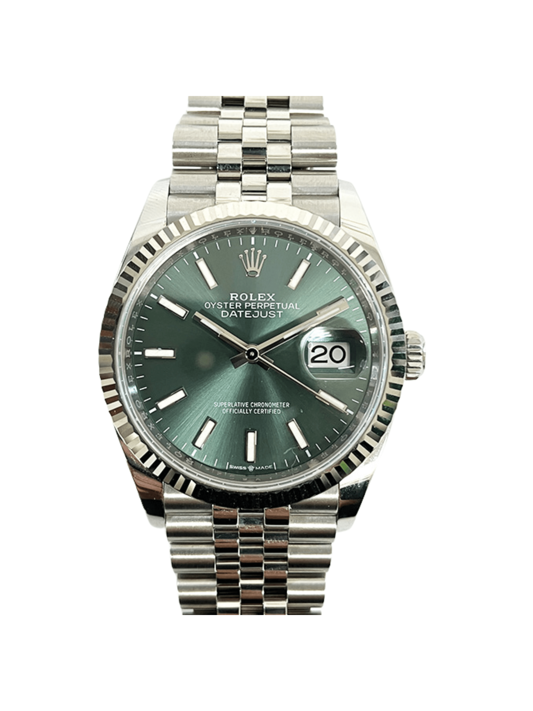 Rolex Datejust 36 Stainless Steel Green Dial 126234
