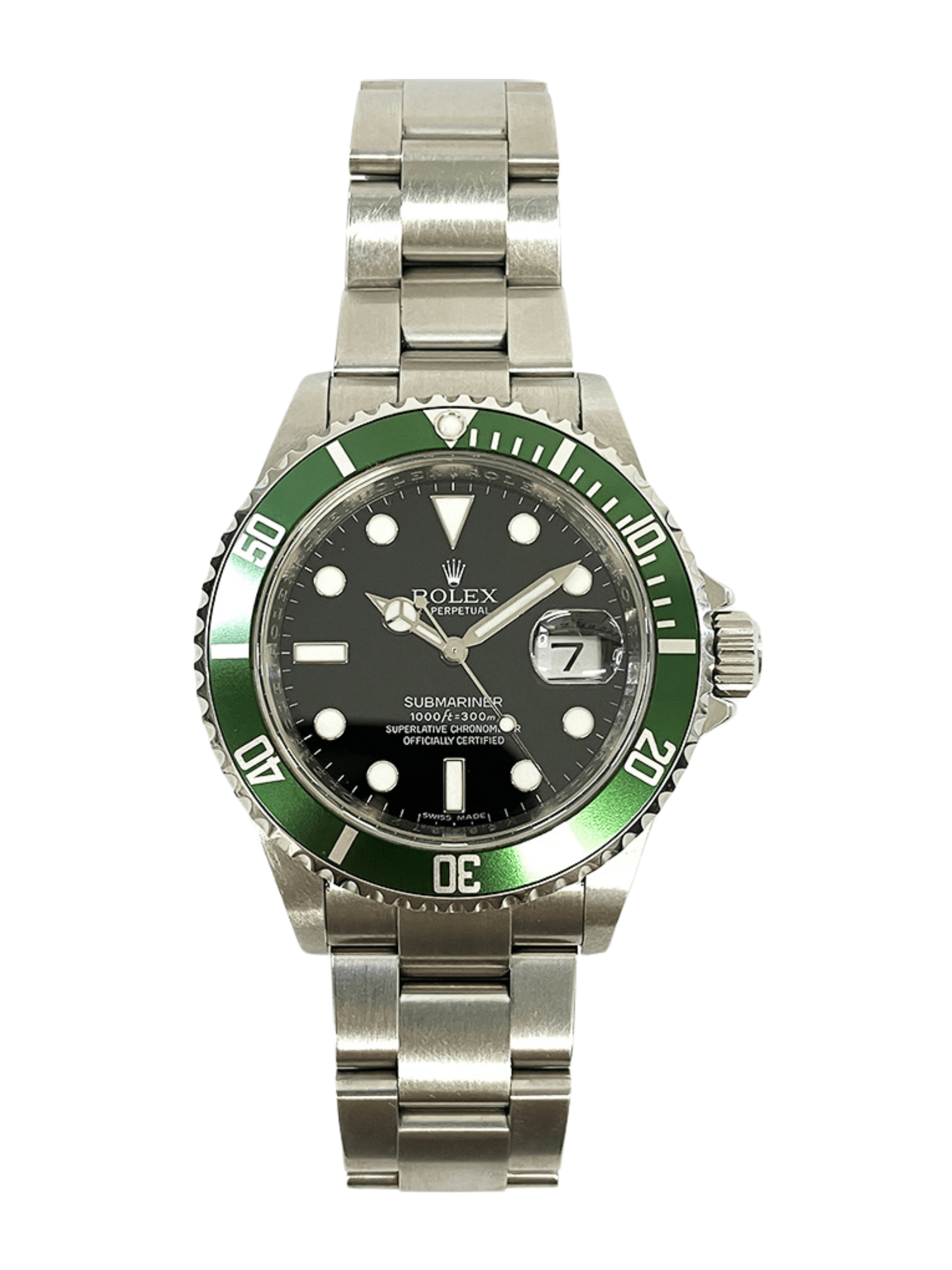 Rolex Submariner “Kermit” Black Dial 16610LV Bracelet