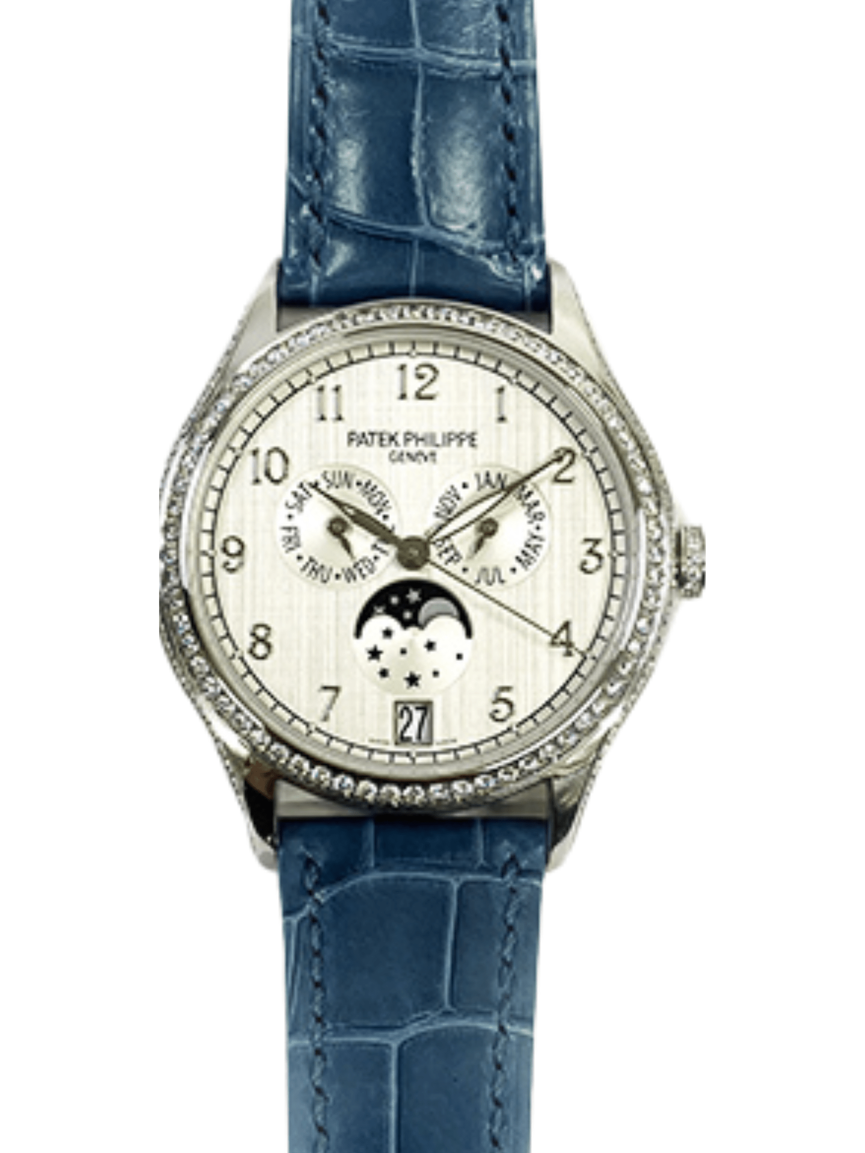 Patek Philippe Annual Calendar Silver Arabic Dial 4947G-010 Bracelet