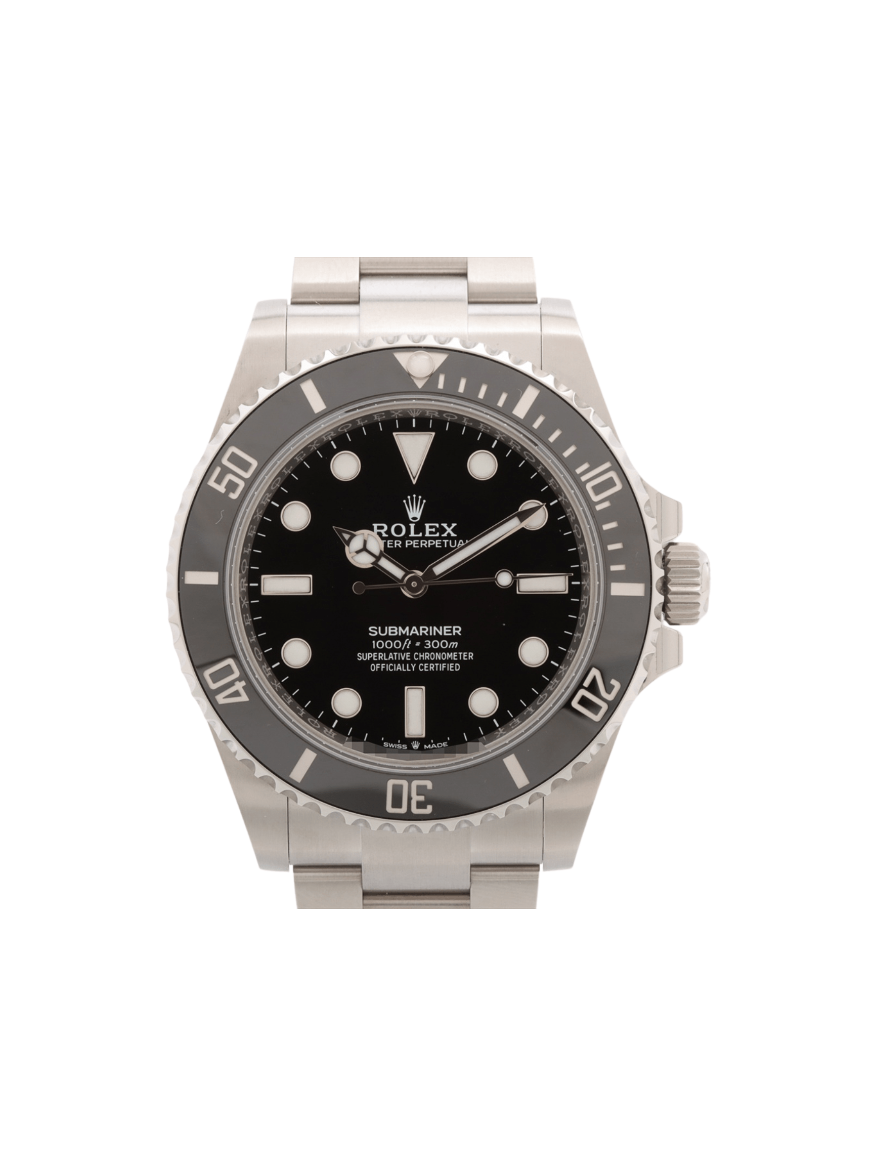 Rolex Submariner Stainless Steel Black Dial 124060